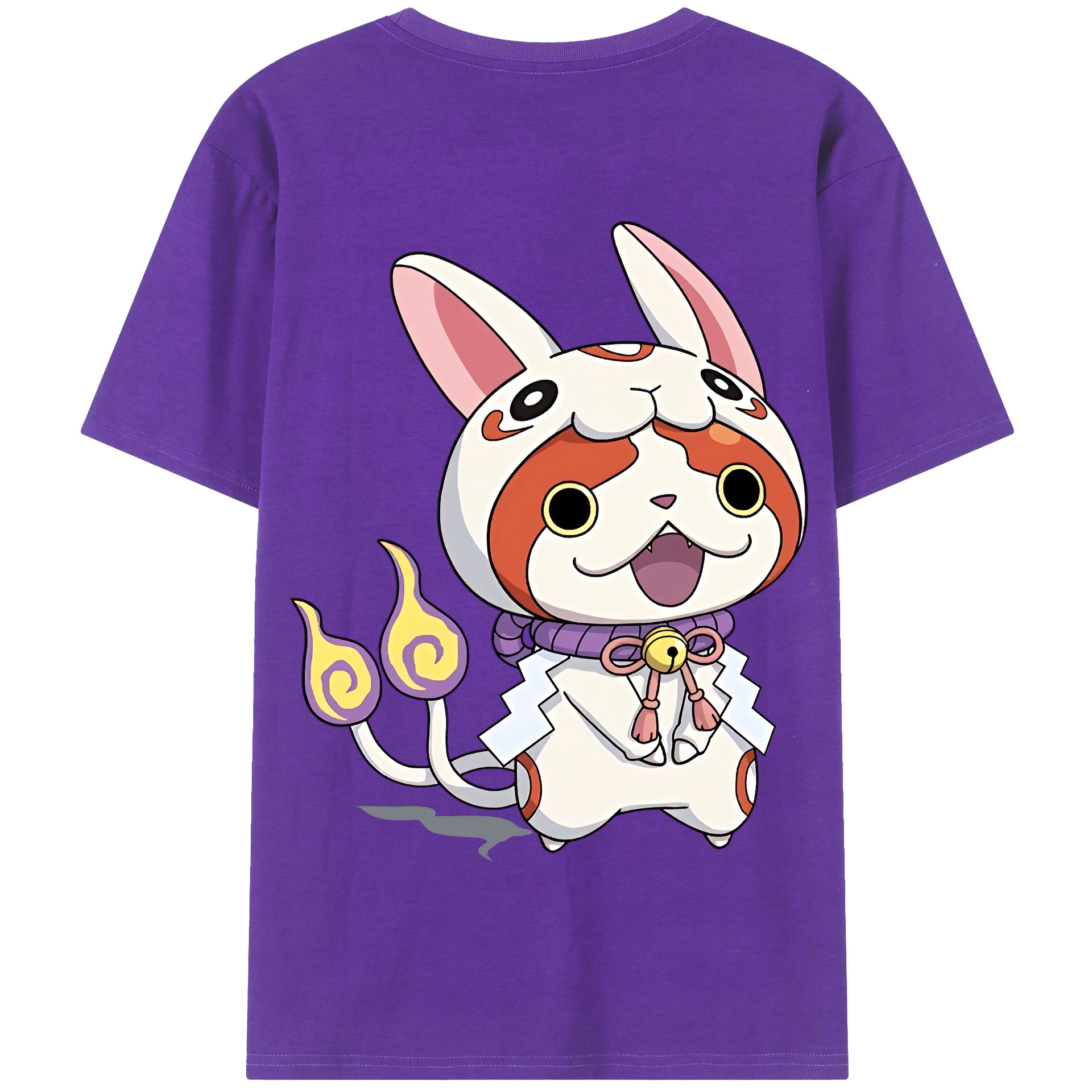 （画像用） 妖怪ウォッチ Yo-kai Watch 綿100％半袖Tシャツ（背面プリント）