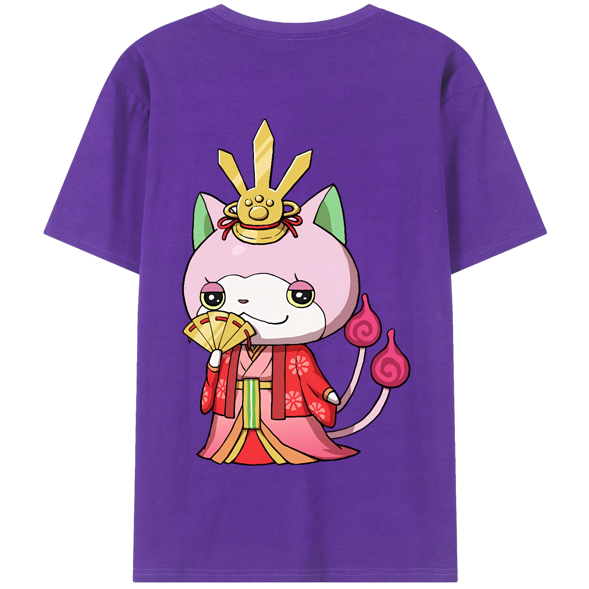 （画像用） 妖怪ウォッチ Yo-kai Watch 綿100％半袖Tシャツ（背面プリント）