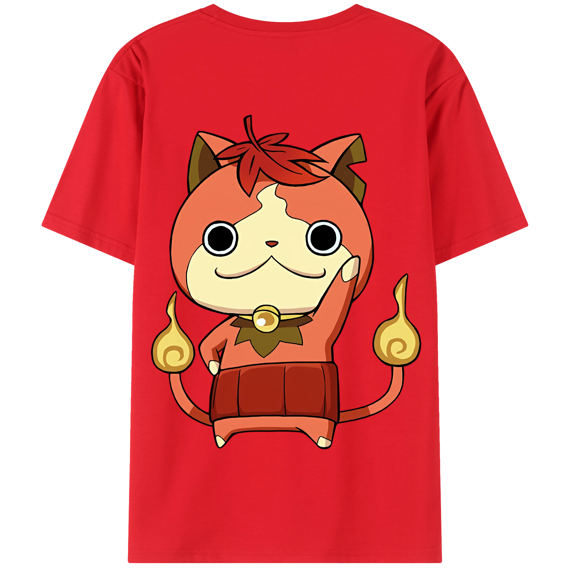 （画像用） 妖怪ウォッチ Yo-kai Watch 綿100％半袖Tシャツ（背面プリント）