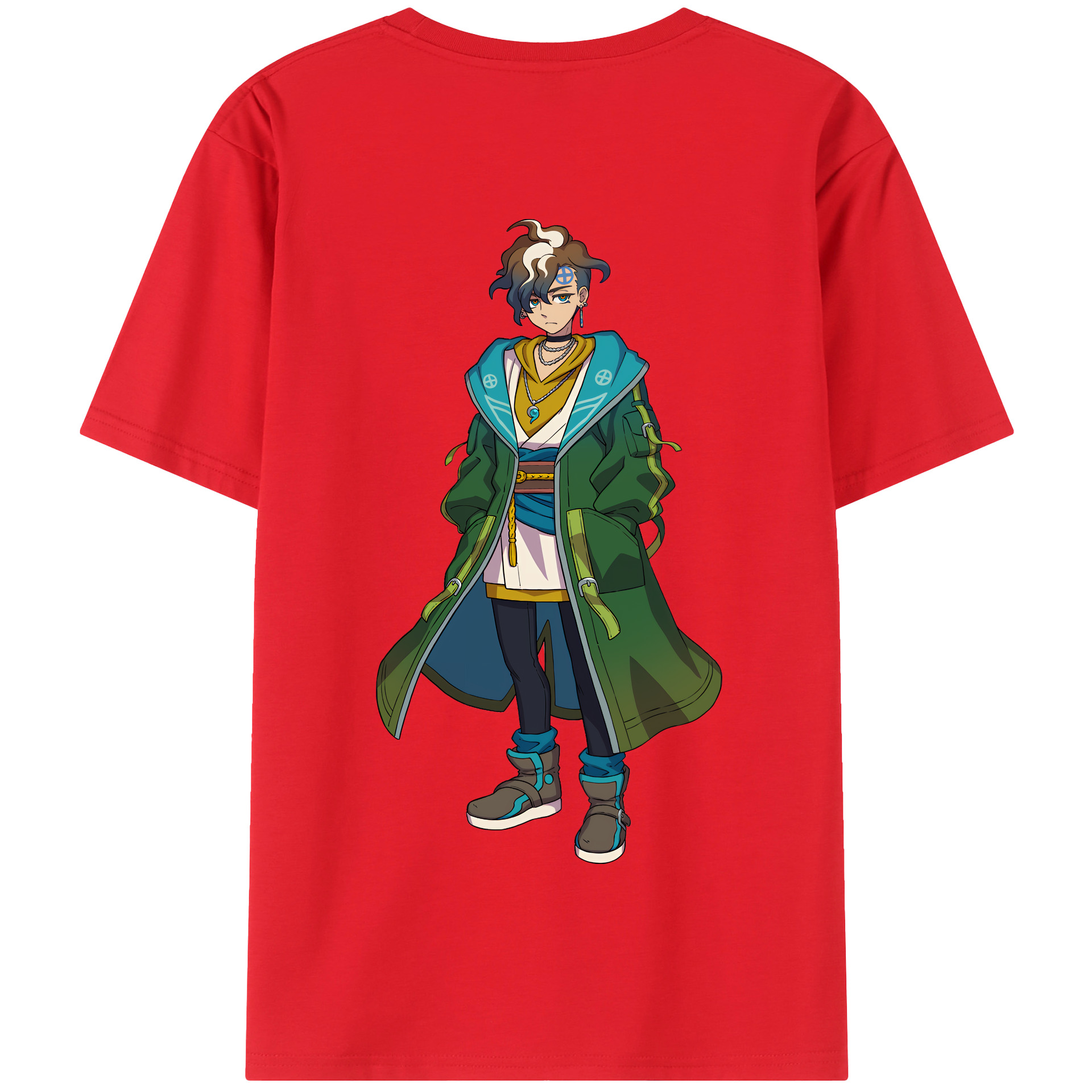 （画像用） 妖怪ウォッチ Yo-kai Watch 綿100％半袖Tシャツ（背面プリント）