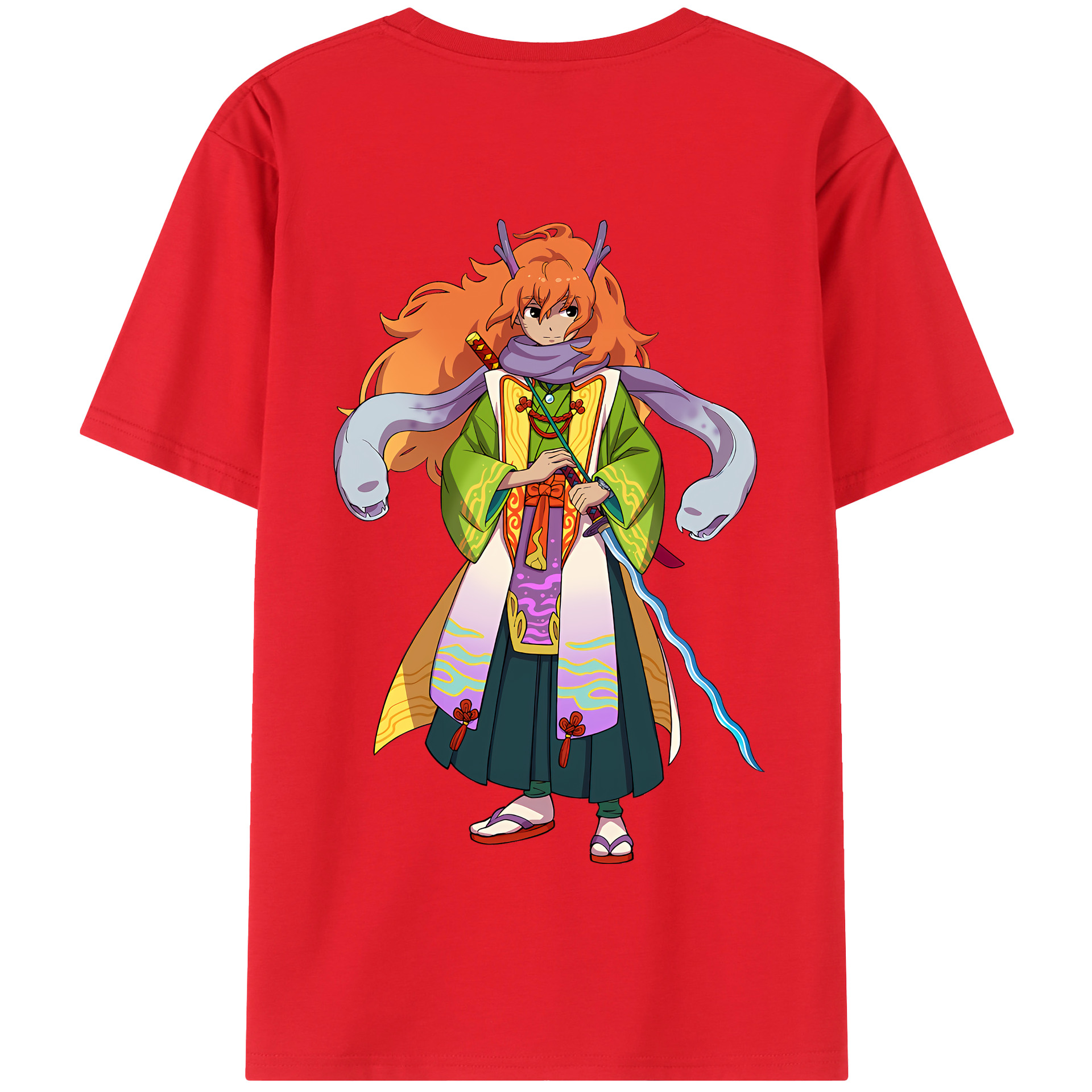 （画像用） 妖怪ウォッチ Yo-kai Watch 綿100％半袖Tシャツ（背面プリント）