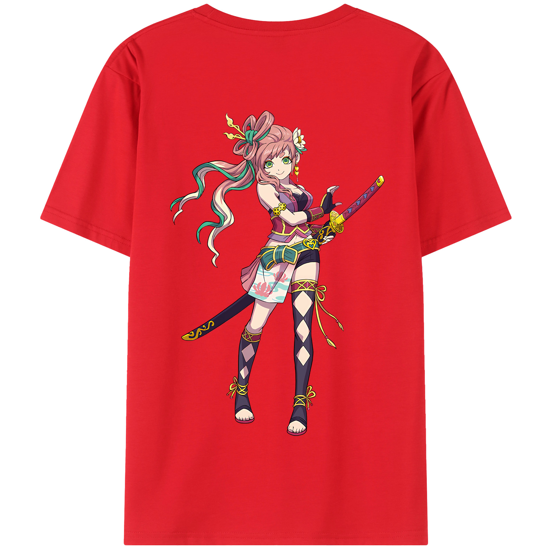 （画像用） 妖怪ウォッチ Yo-kai Watch 綿100％半袖Tシャツ（背面プリント）
