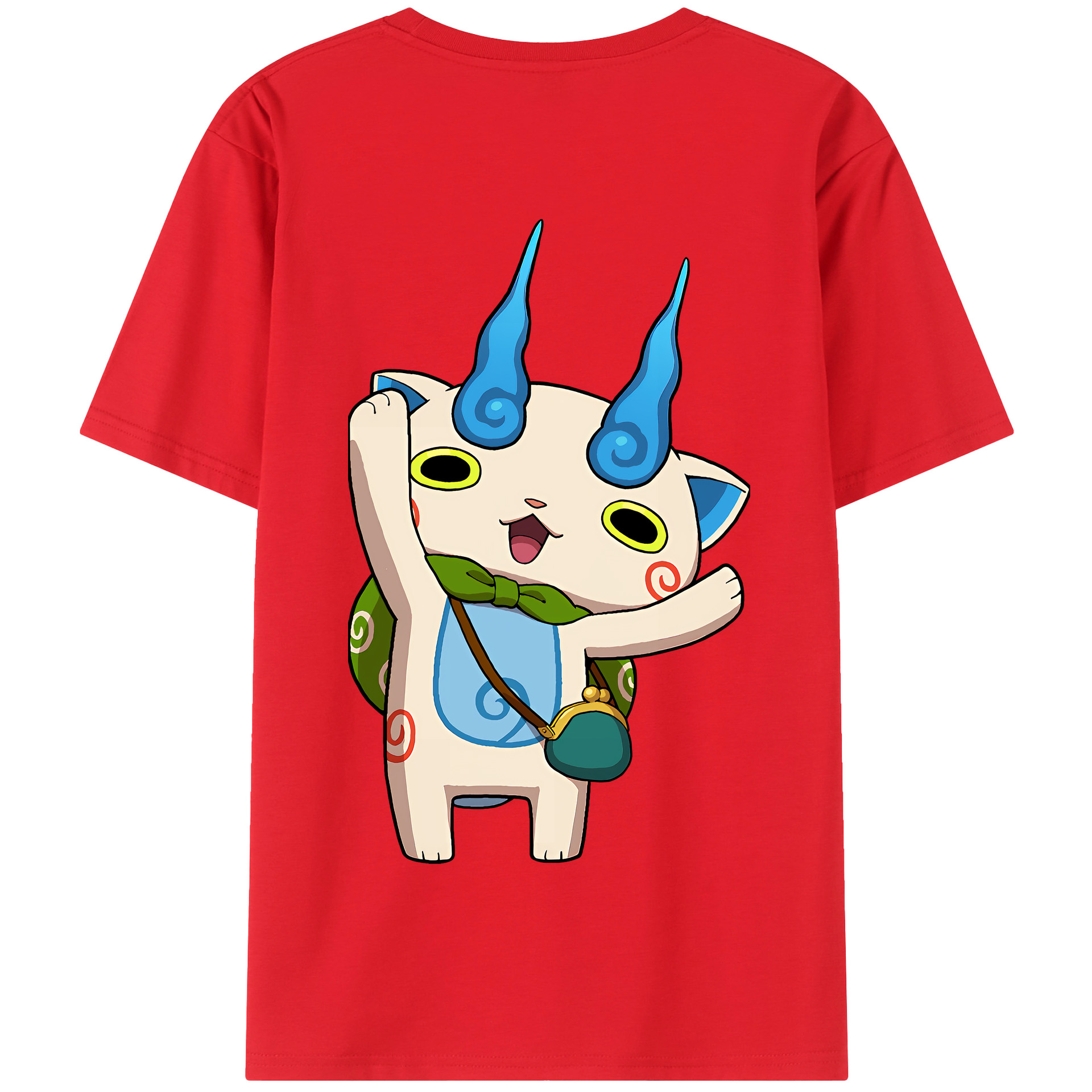 （画像用） 妖怪ウォッチ Yo-kai Watch 綿100％半袖Tシャツ（背面プリント）