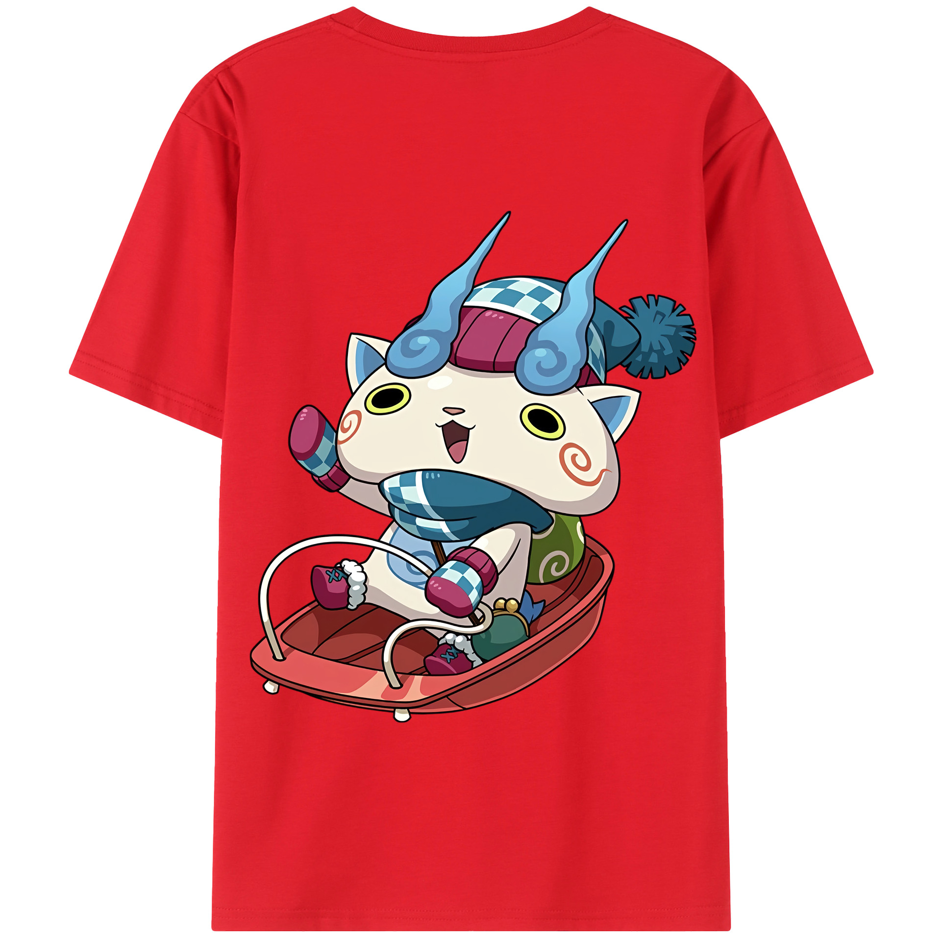 （画像用） 妖怪ウォッチ Yo-kai Watch 綿100％半袖Tシャツ（背面プリント）