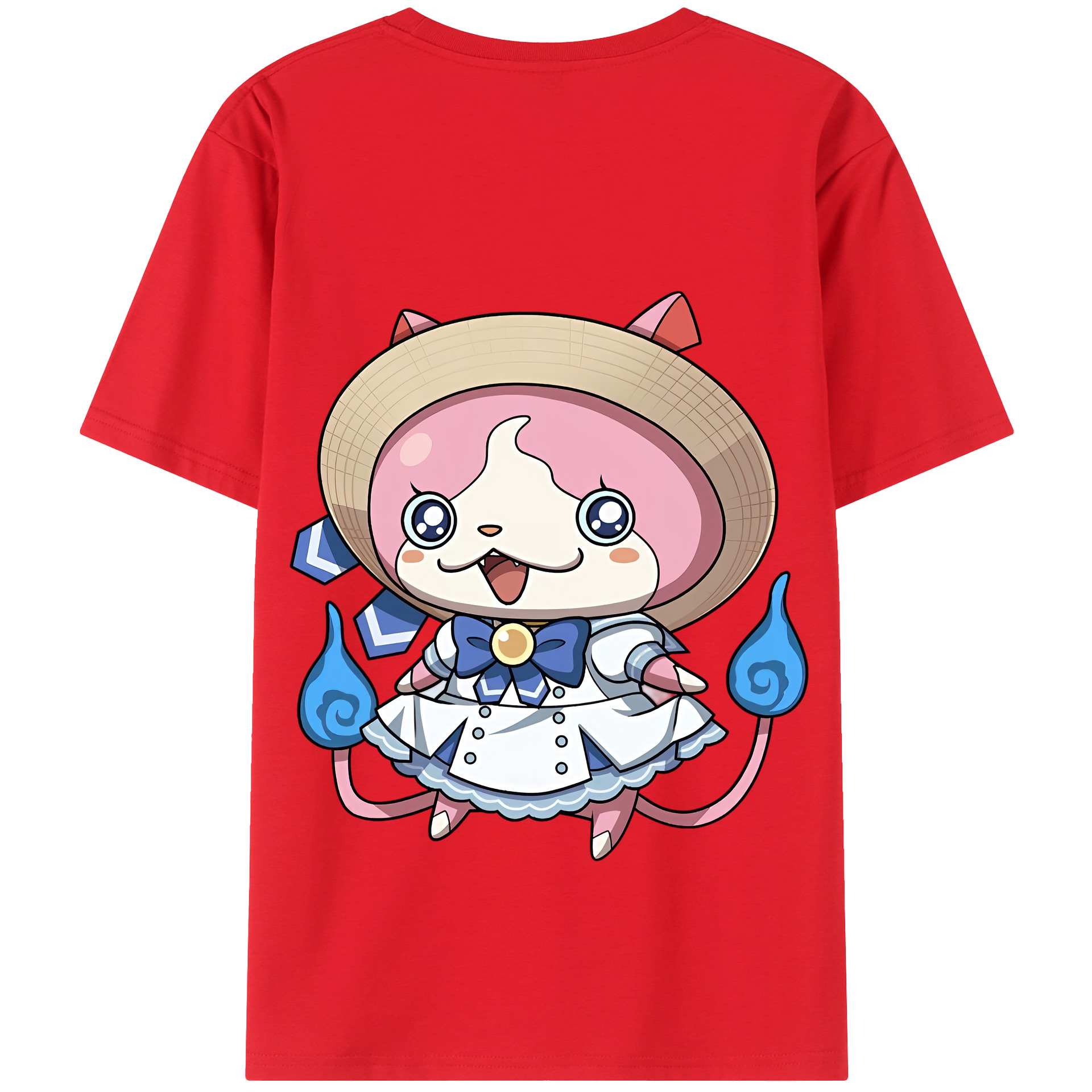 （画像用） 妖怪ウォッチ Yo-kai Watch 綿100％半袖Tシャツ（背面プリント）