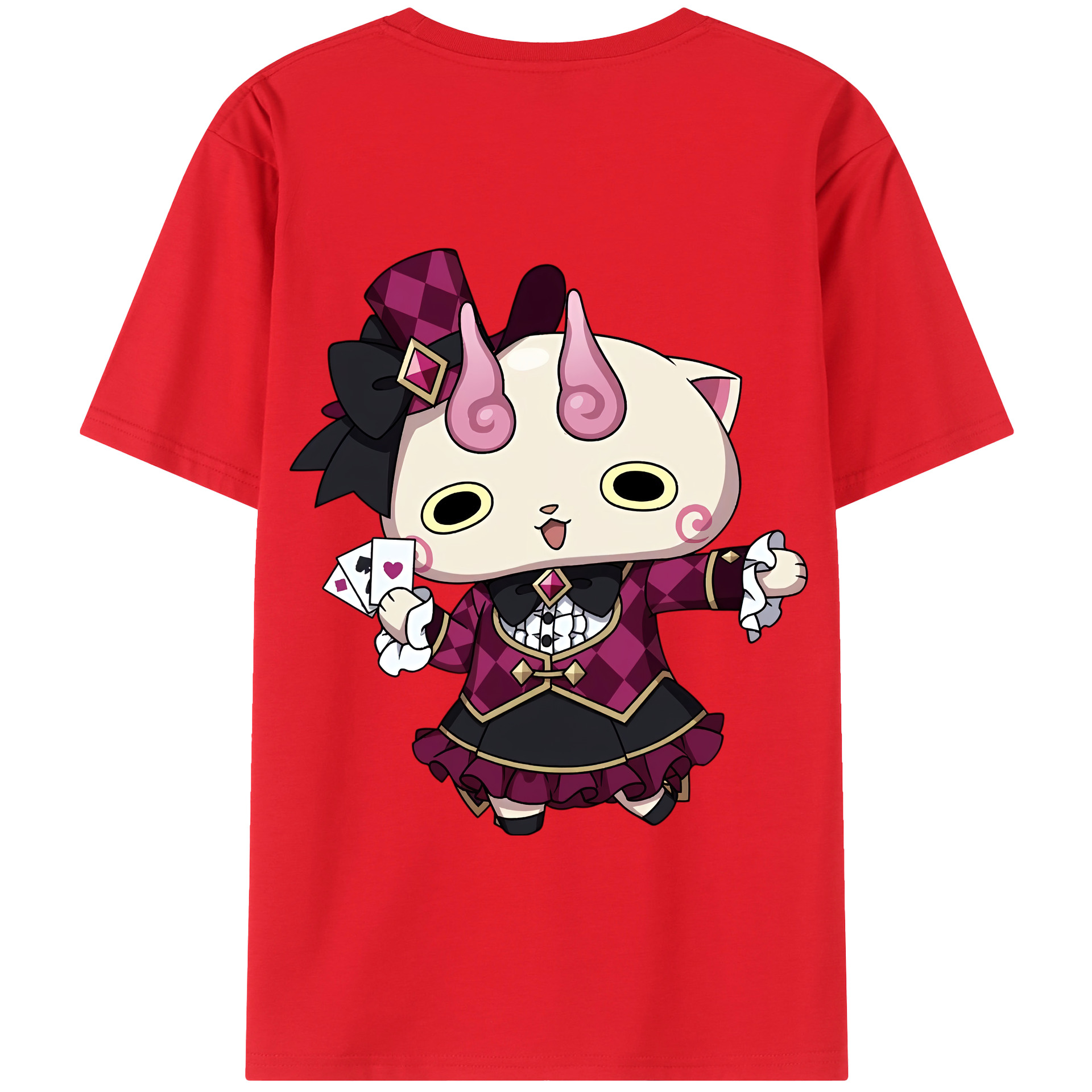 （画像用） 妖怪ウォッチ Yo-kai Watch 綿100％半袖Tシャツ（背面プリント）