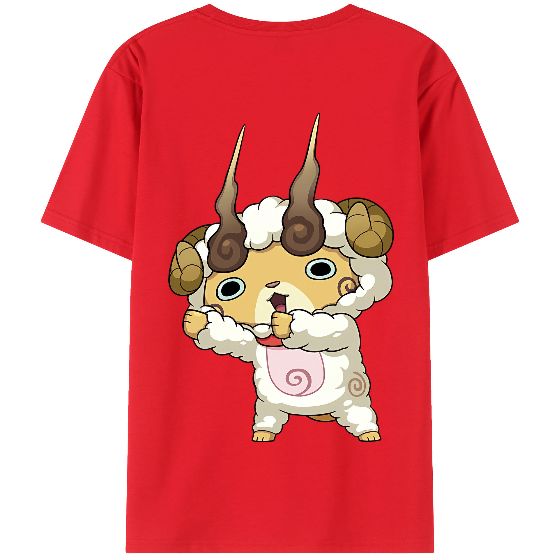 （画像用） 妖怪ウォッチ Yo-kai Watch 綿100％半袖Tシャツ（背面プリント）