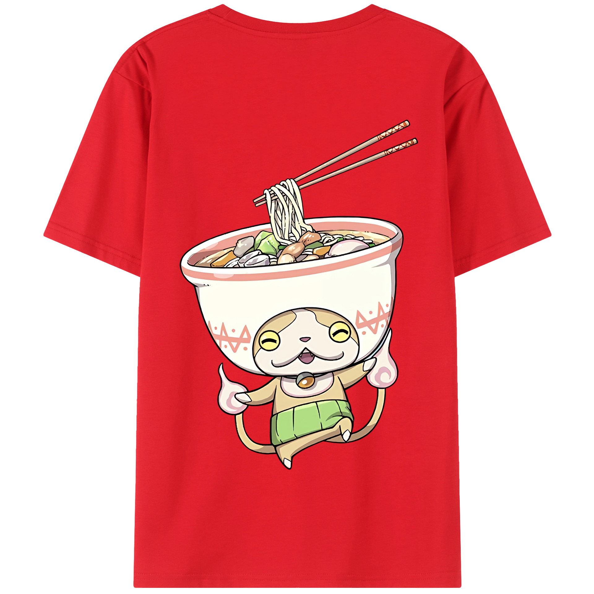 （画像用） 妖怪ウォッチ Yo-kai Watch 綿100％半袖Tシャツ（背面プリント）
