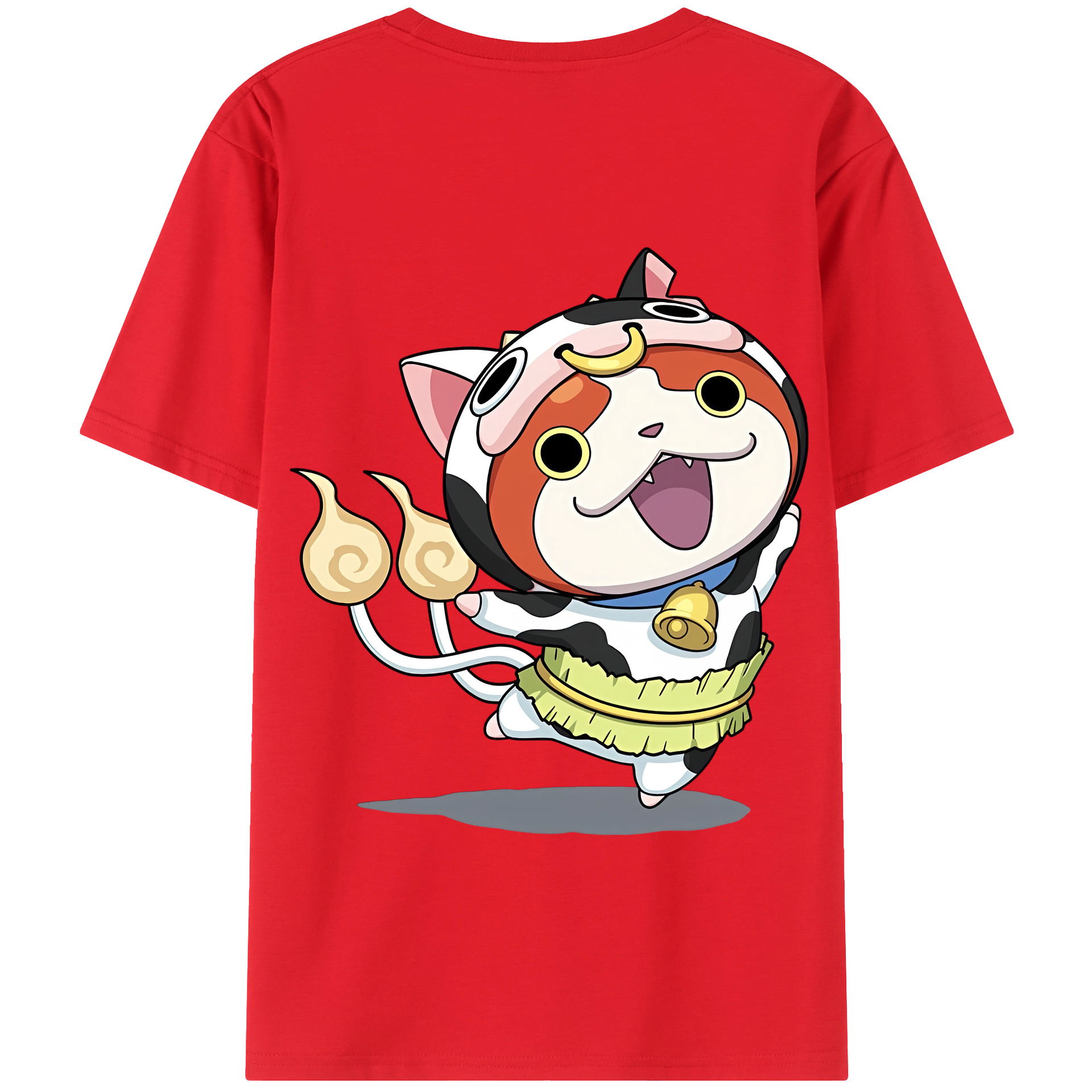 （画像用） 妖怪ウォッチ Yo-kai Watch 綿100％半袖Tシャツ（背面プリント）