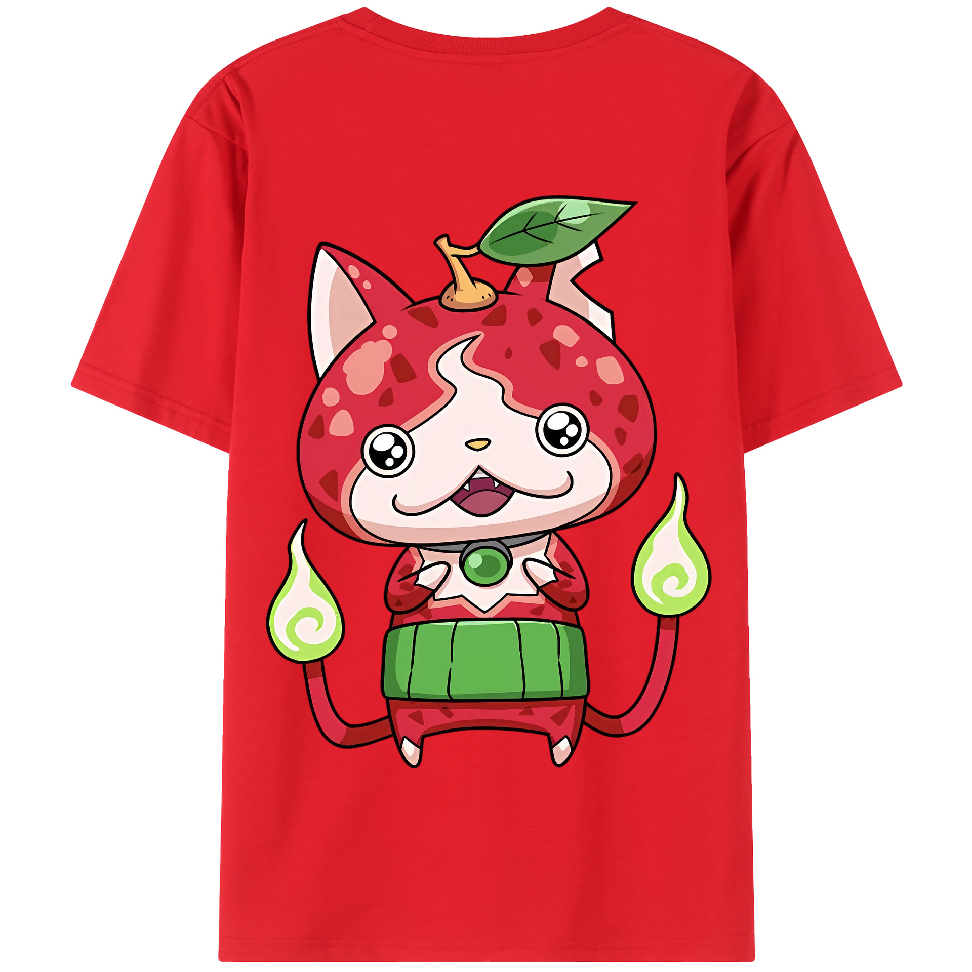 （画像用） 妖怪ウォッチ Yo-kai Watch 綿100％半袖Tシャツ（背面プリント）