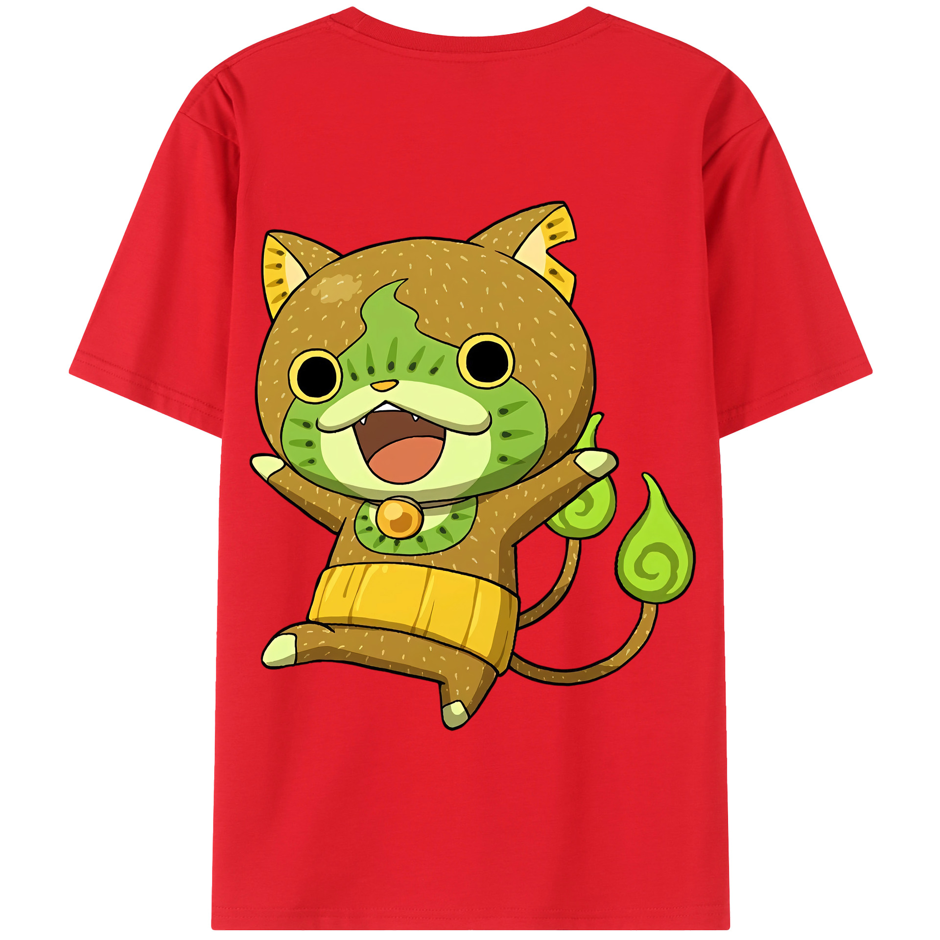（画像用） 妖怪ウォッチ Yo-kai Watch 綿100％半袖Tシャツ（背面プリント）