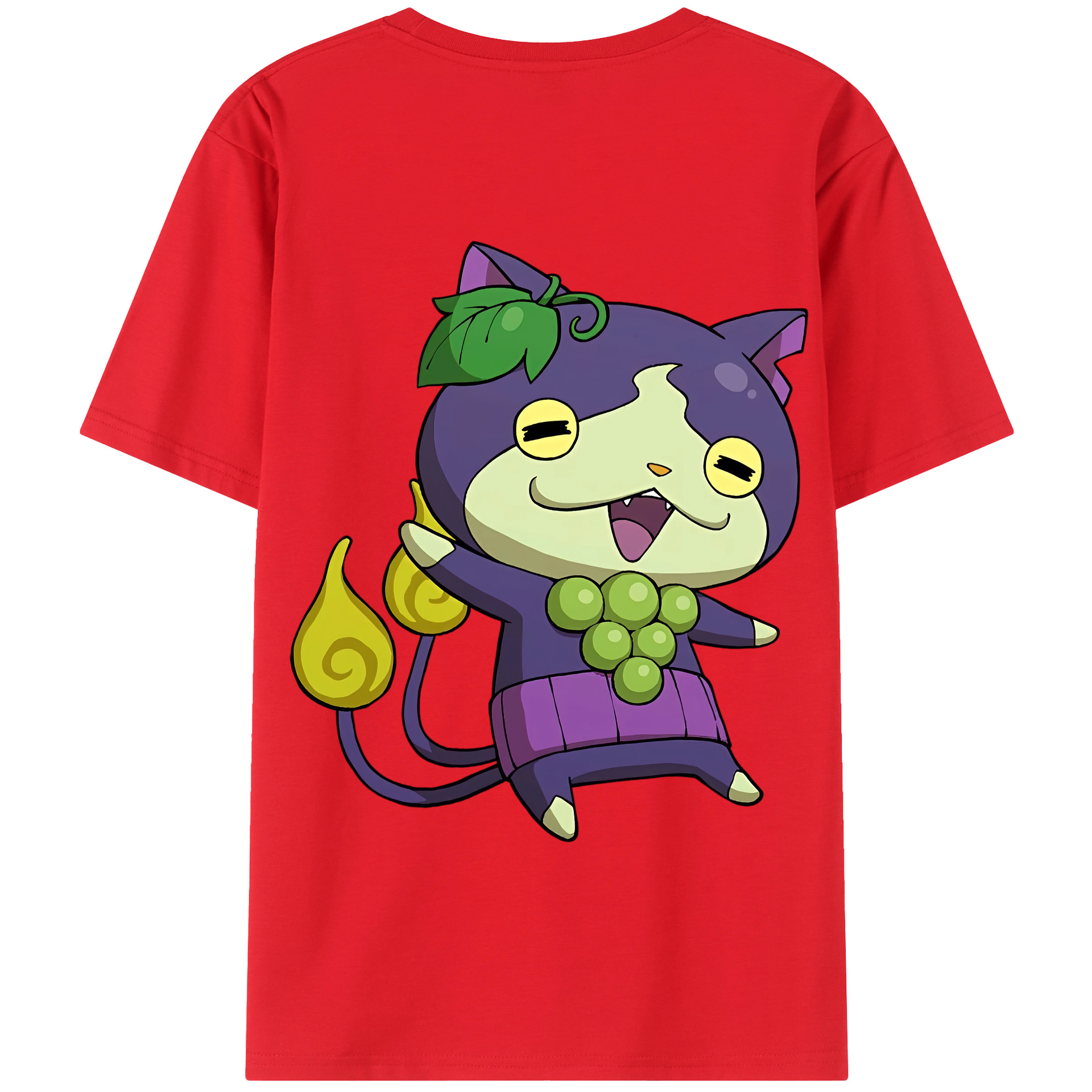 （画像用） 妖怪ウォッチ Yo-kai Watch 綿100％半袖Tシャツ（背面プリント）