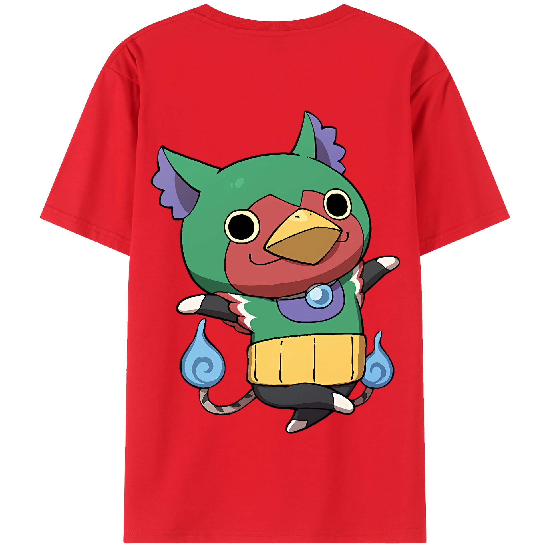 （画像用） 妖怪ウォッチ Yo-kai Watch 綿100％半袖Tシャツ（背面プリント）