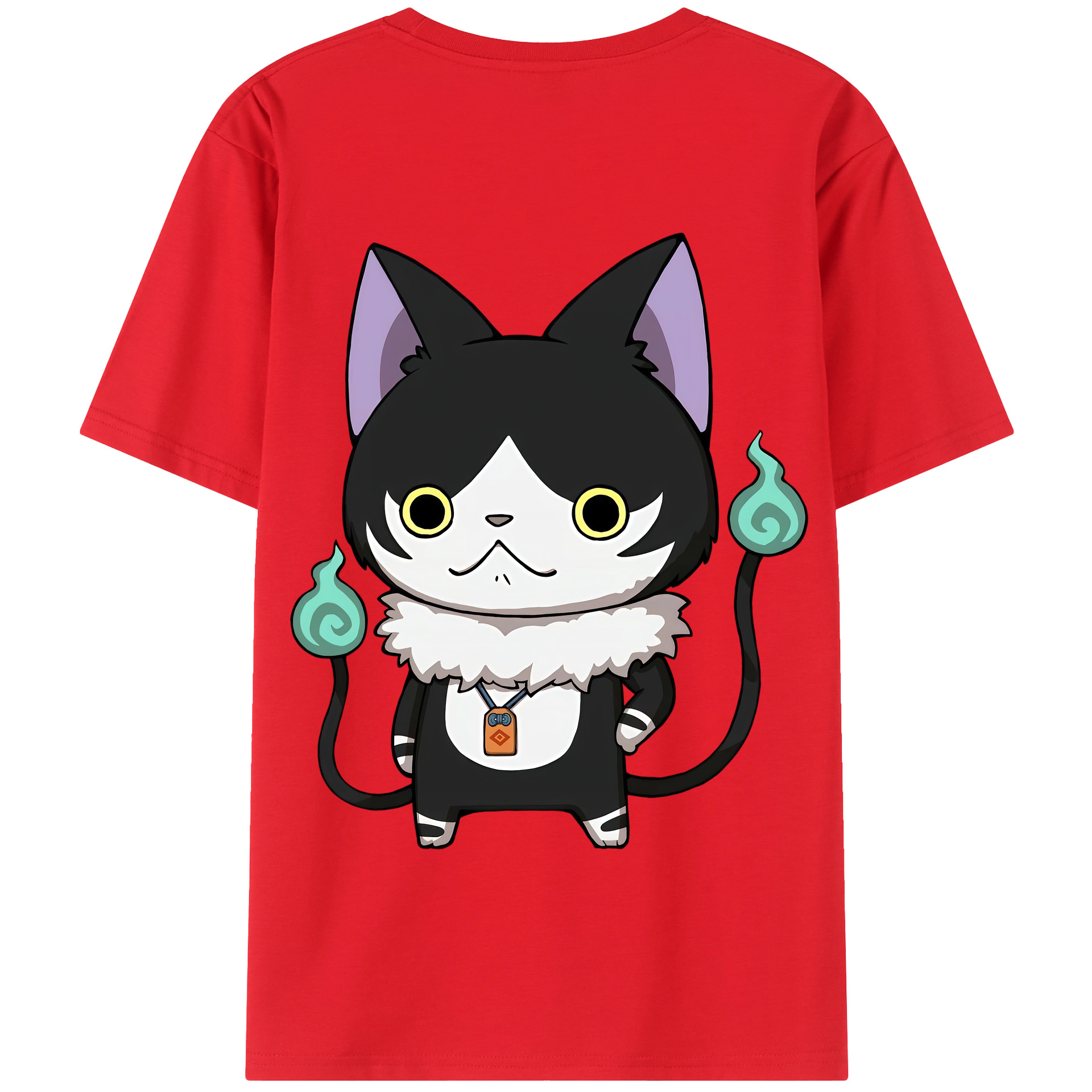 （画像用） 妖怪ウォッチ Yo-kai Watch 綿100％半袖Tシャツ（背面プリント）
