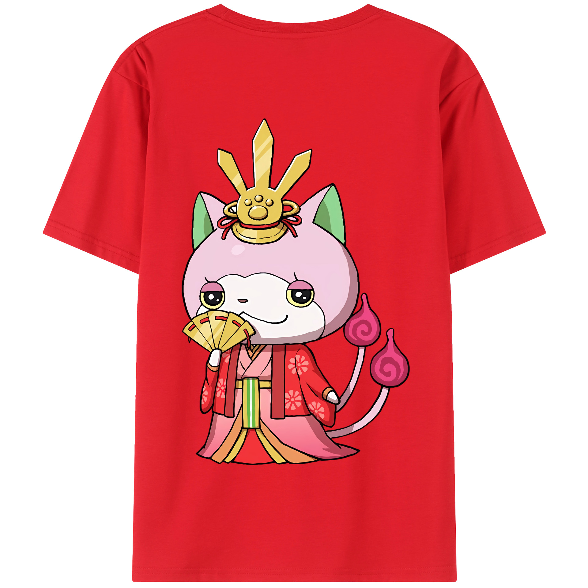 （画像用） 妖怪ウォッチ Yo-kai Watch 綿100％半袖Tシャツ（背面プリント）