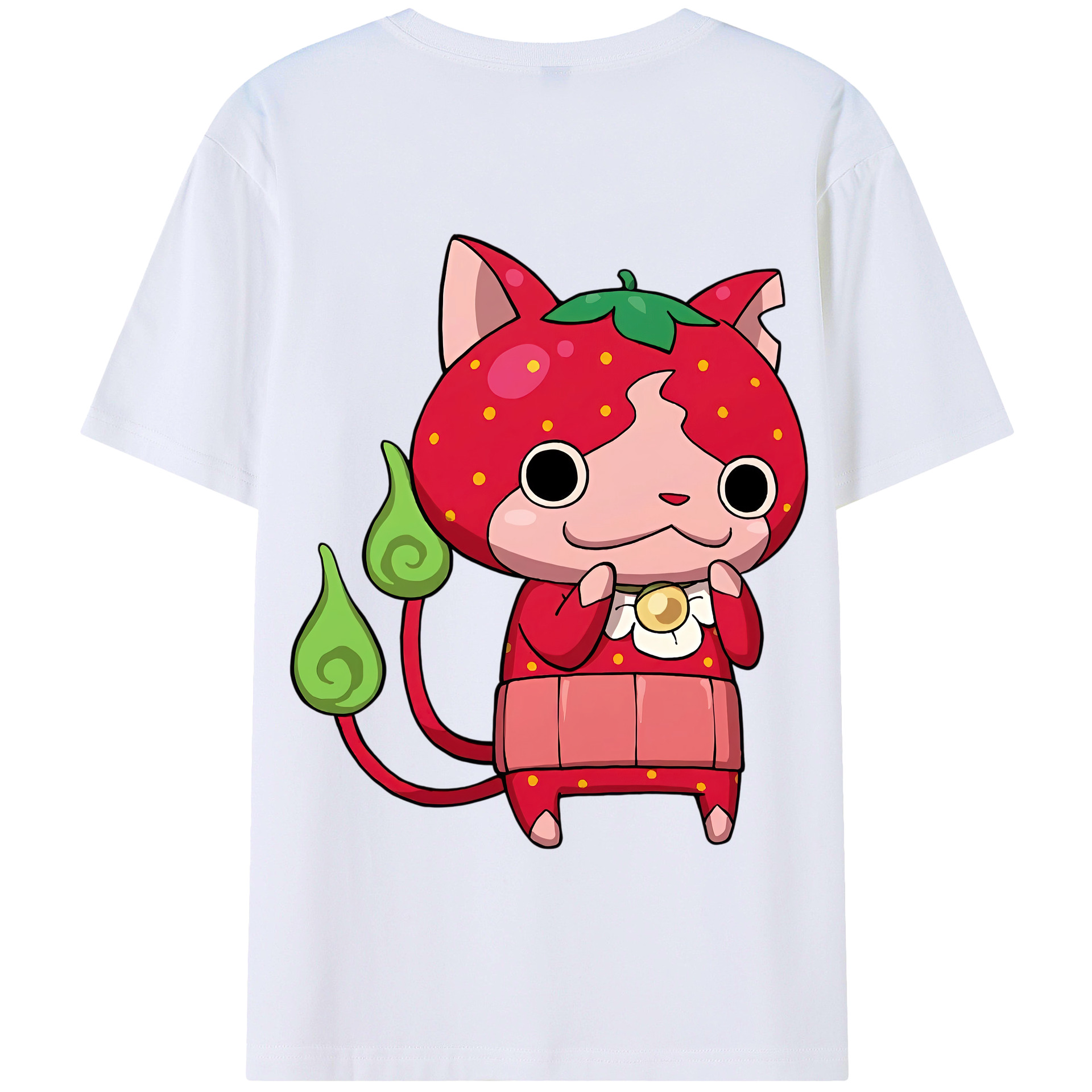 （画像用） 妖怪ウォッチ Yo-kai Watch 綿100％半袖Tシャツ（背面プリント）