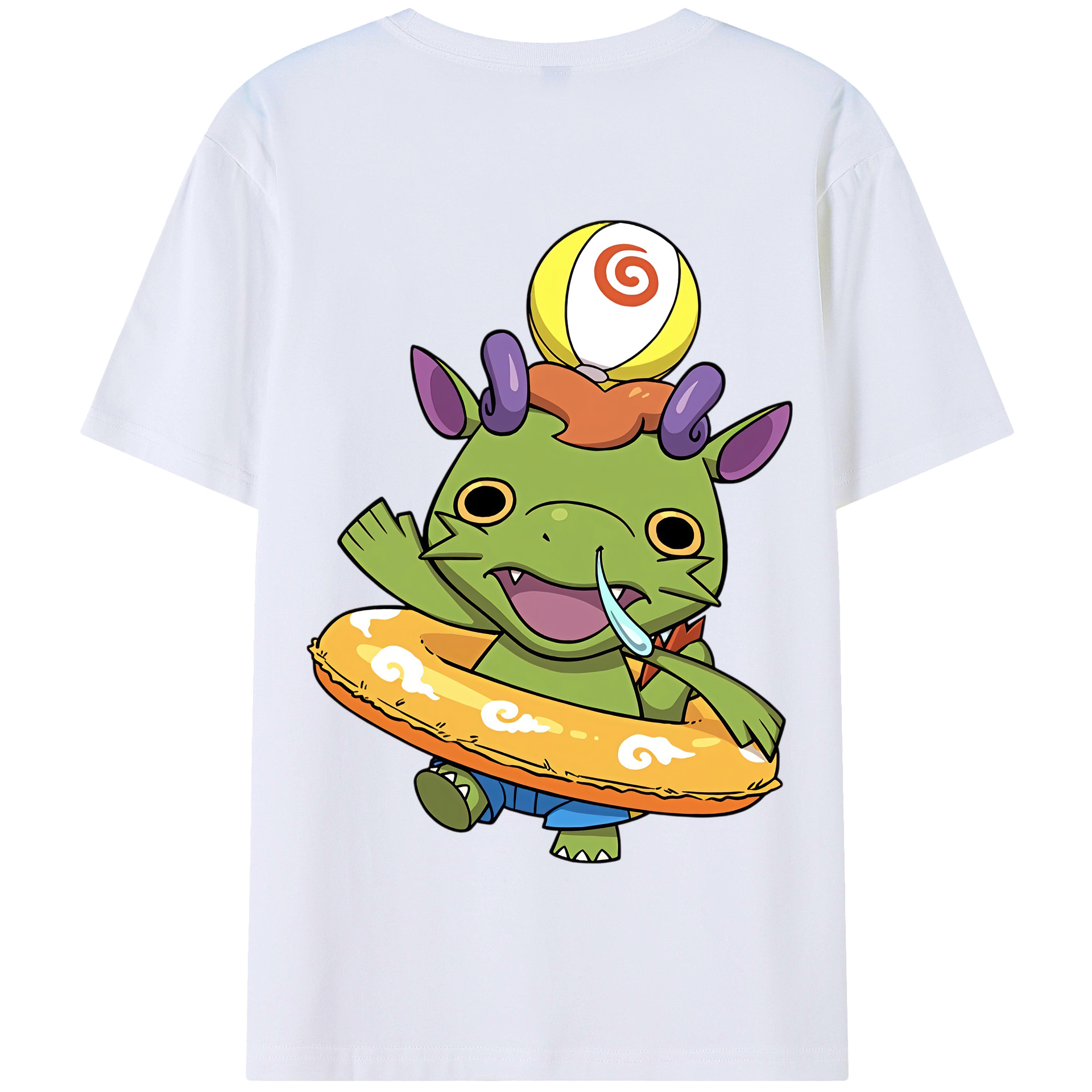 （画像用） 妖怪ウォッチ Yo-kai Watch 綿100％半袖Tシャツ（背面プリント）