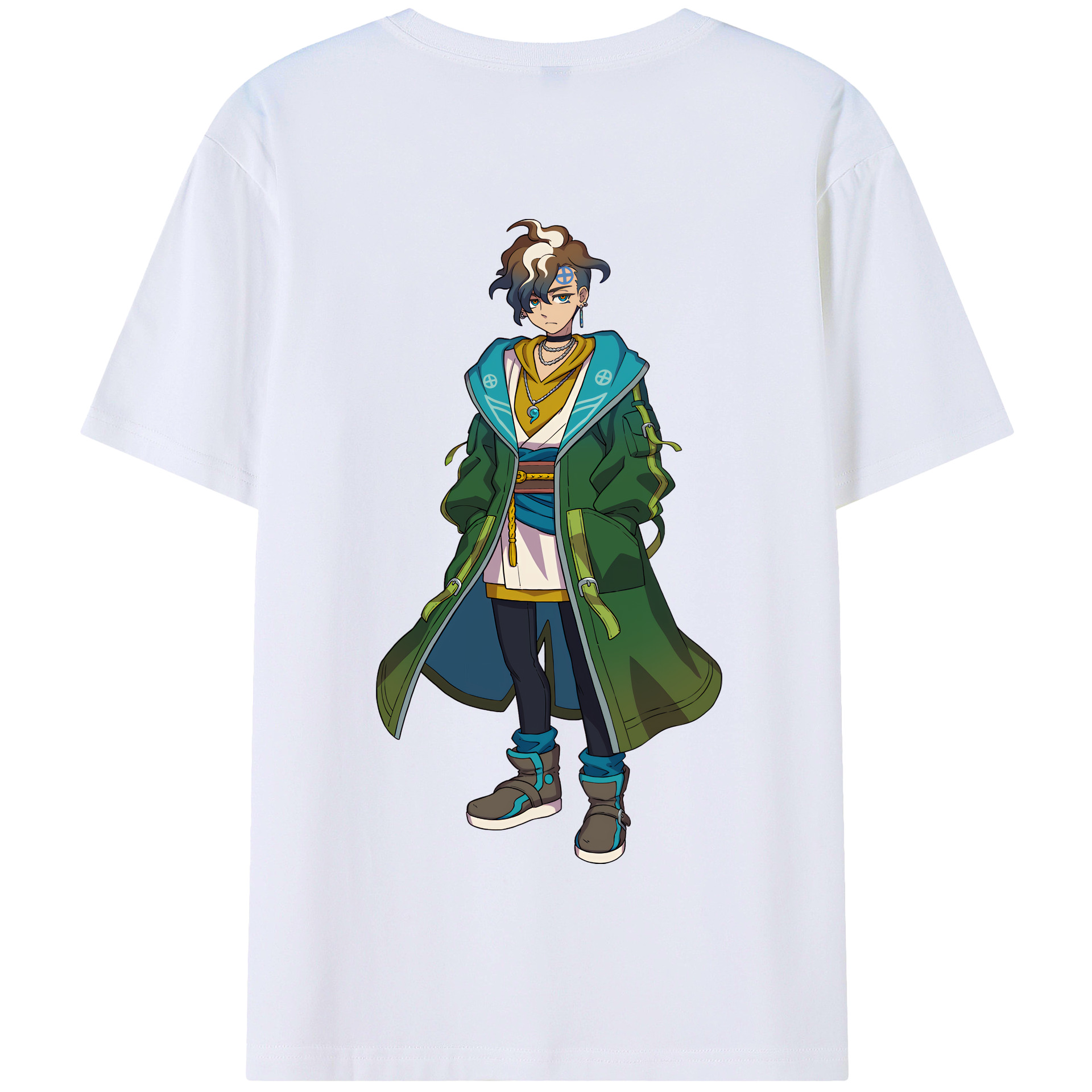 （画像用） 妖怪ウォッチ Yo-kai Watch 綿100％半袖Tシャツ（背面プリント）