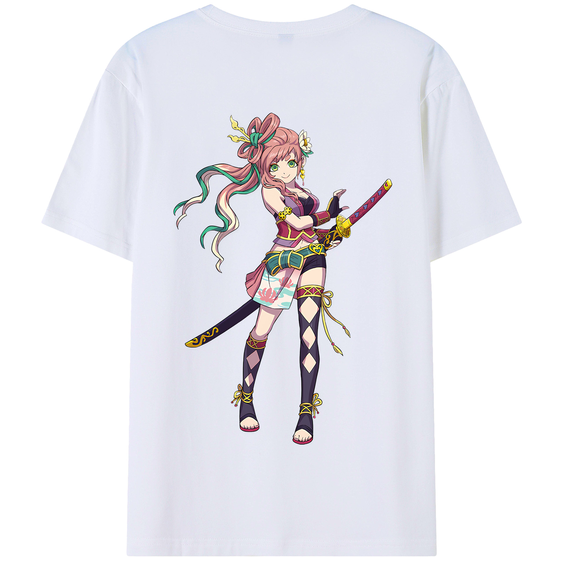 （画像用） 妖怪ウォッチ Yo-kai Watch 綿100％半袖Tシャツ（背面プリント）