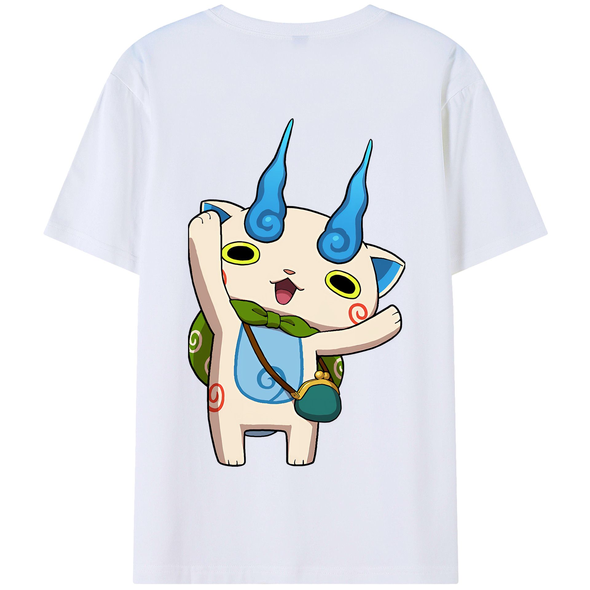 （画像用） 妖怪ウォッチ Yo-kai Watch 綿100％半袖Tシャツ（背面プリント）