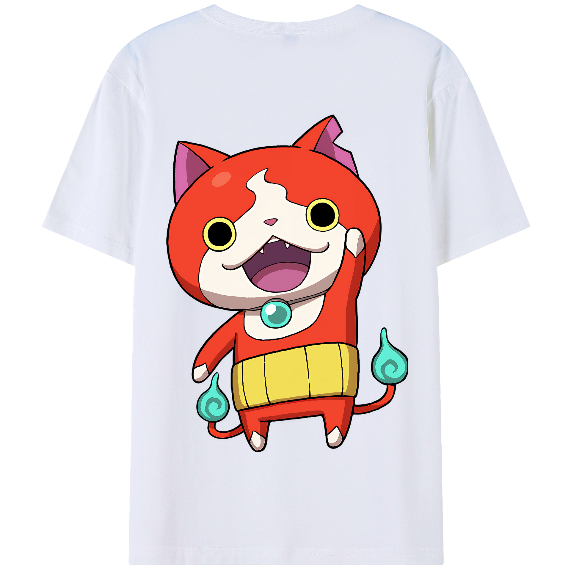 （画像用） 妖怪ウォッチ Yo-kai Watch 綿100％半袖Tシャツ（背面プリント）