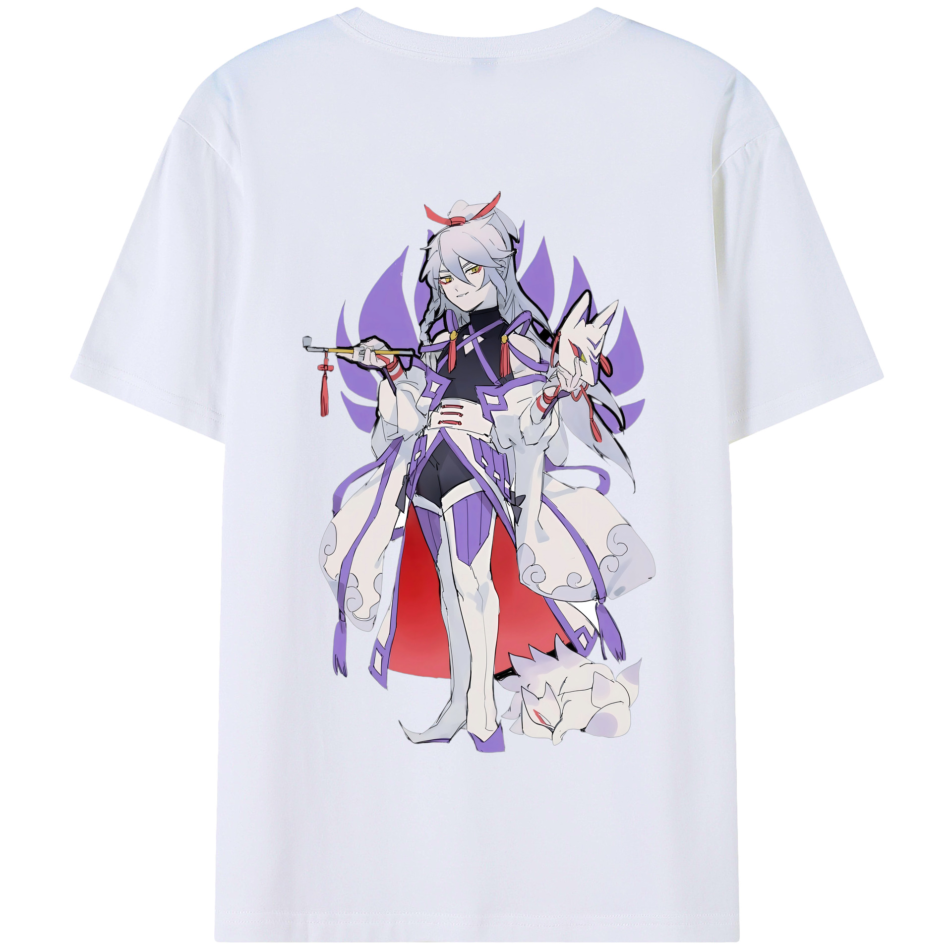 （画像用） 妖怪ウォッチ Yo-kai Watch 綿100％半袖Tシャツ（背面プリント）