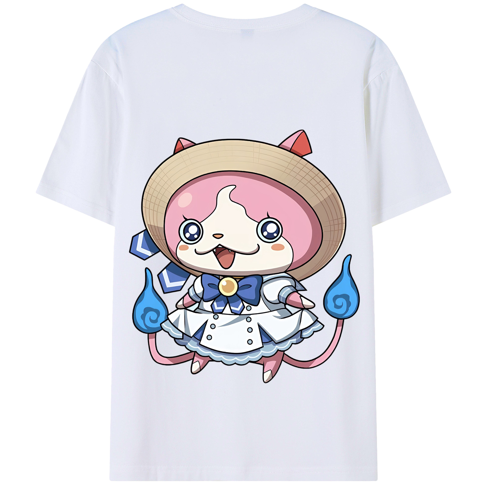 （画像用） 妖怪ウォッチ Yo-kai Watch 綿100％半袖Tシャツ（背面プリント）