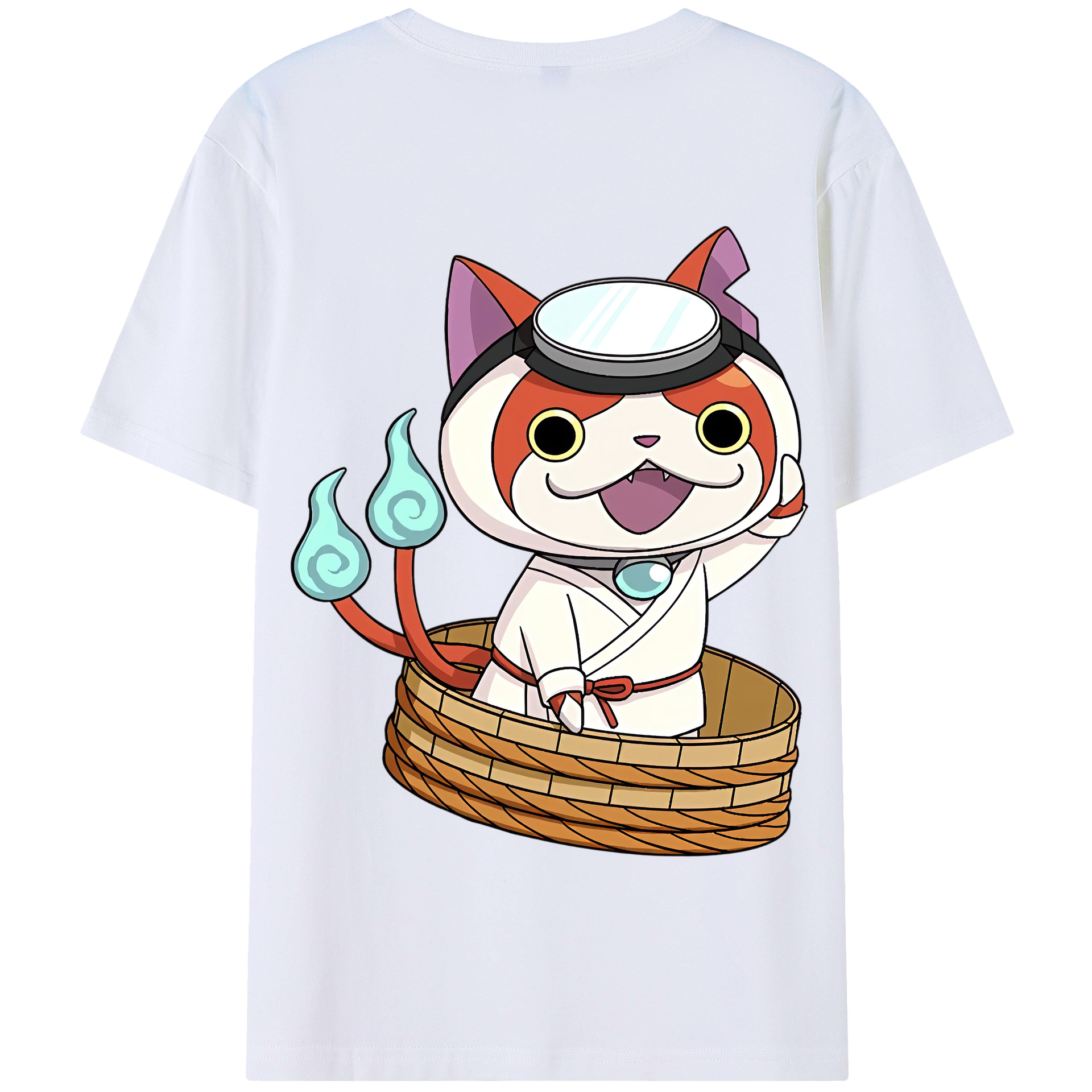 （画像用） 妖怪ウォッチ Yo-kai Watch 綿100％半袖Tシャツ（背面プリント）