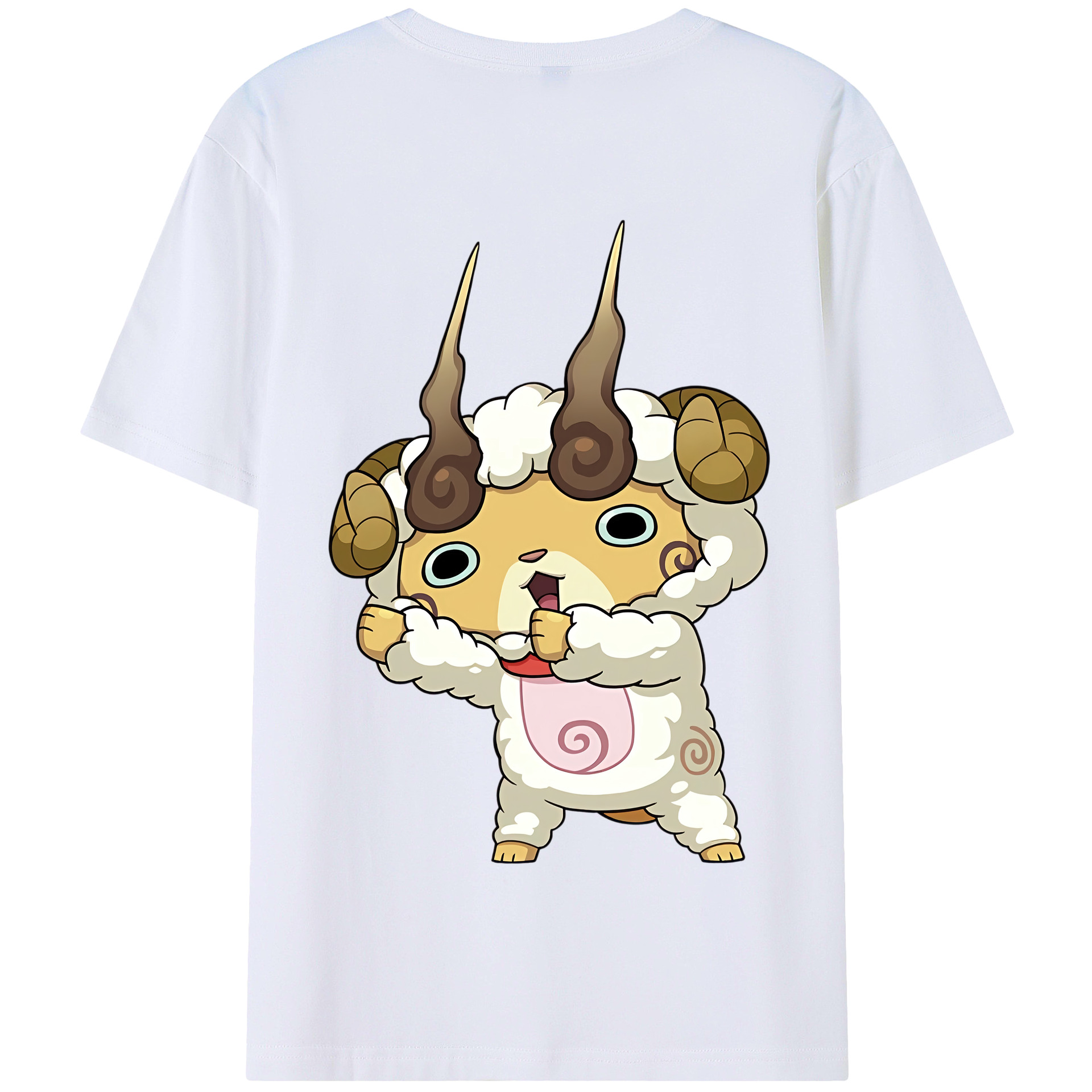 （画像用） 妖怪ウォッチ Yo-kai Watch 綿100％半袖Tシャツ（背面プリント）
