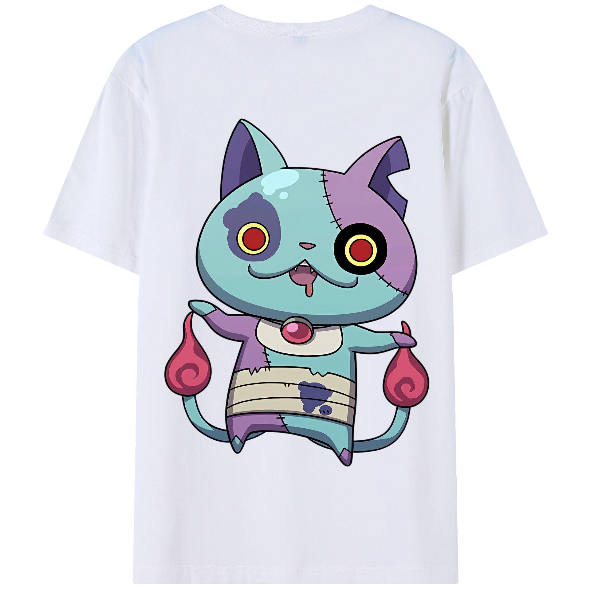 （画像用） 妖怪ウォッチ Yo-kai Watch 綿100％半袖Tシャツ（背面プリント）