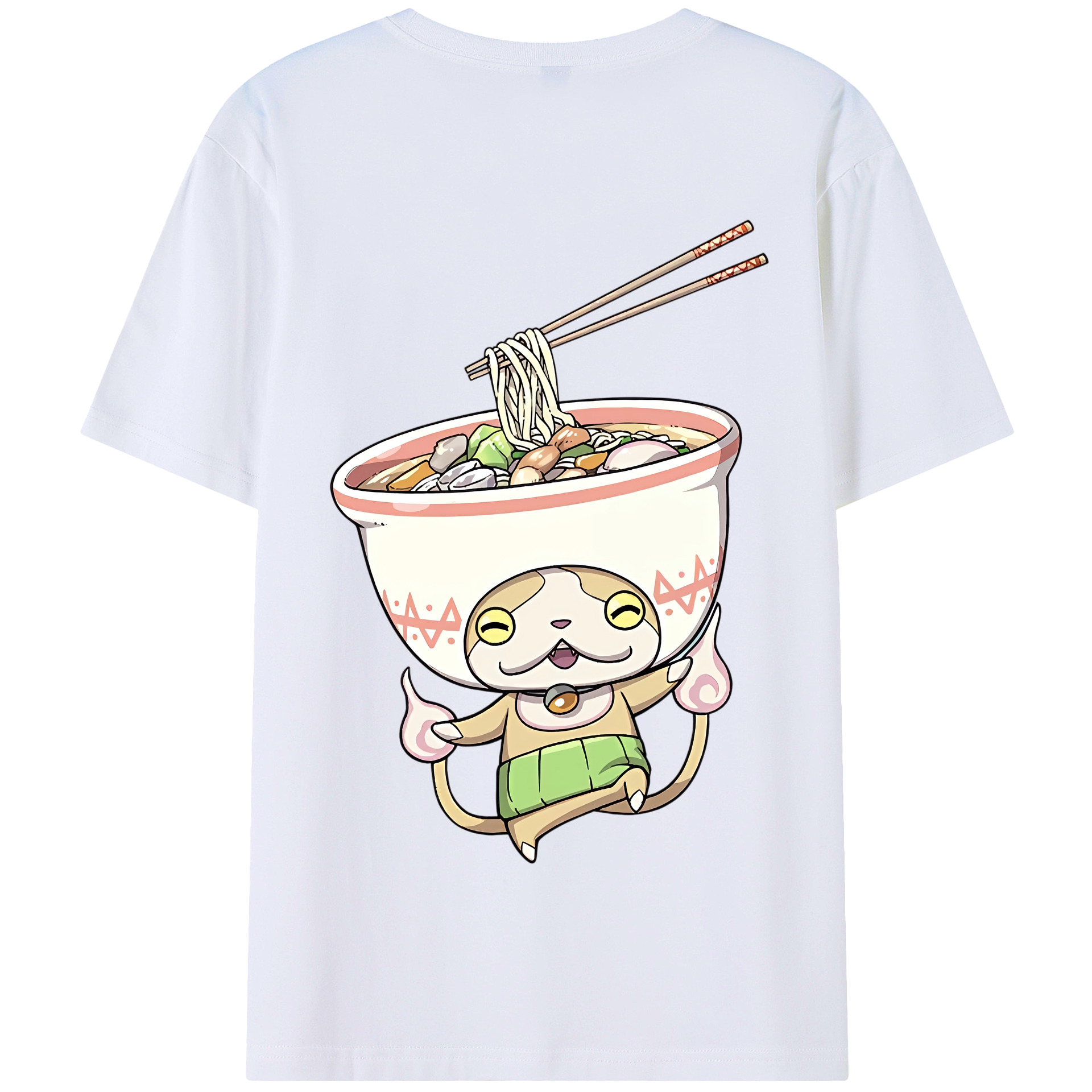 （画像用） 妖怪ウォッチ Yo-kai Watch 綿100％半袖Tシャツ（背面プリント）