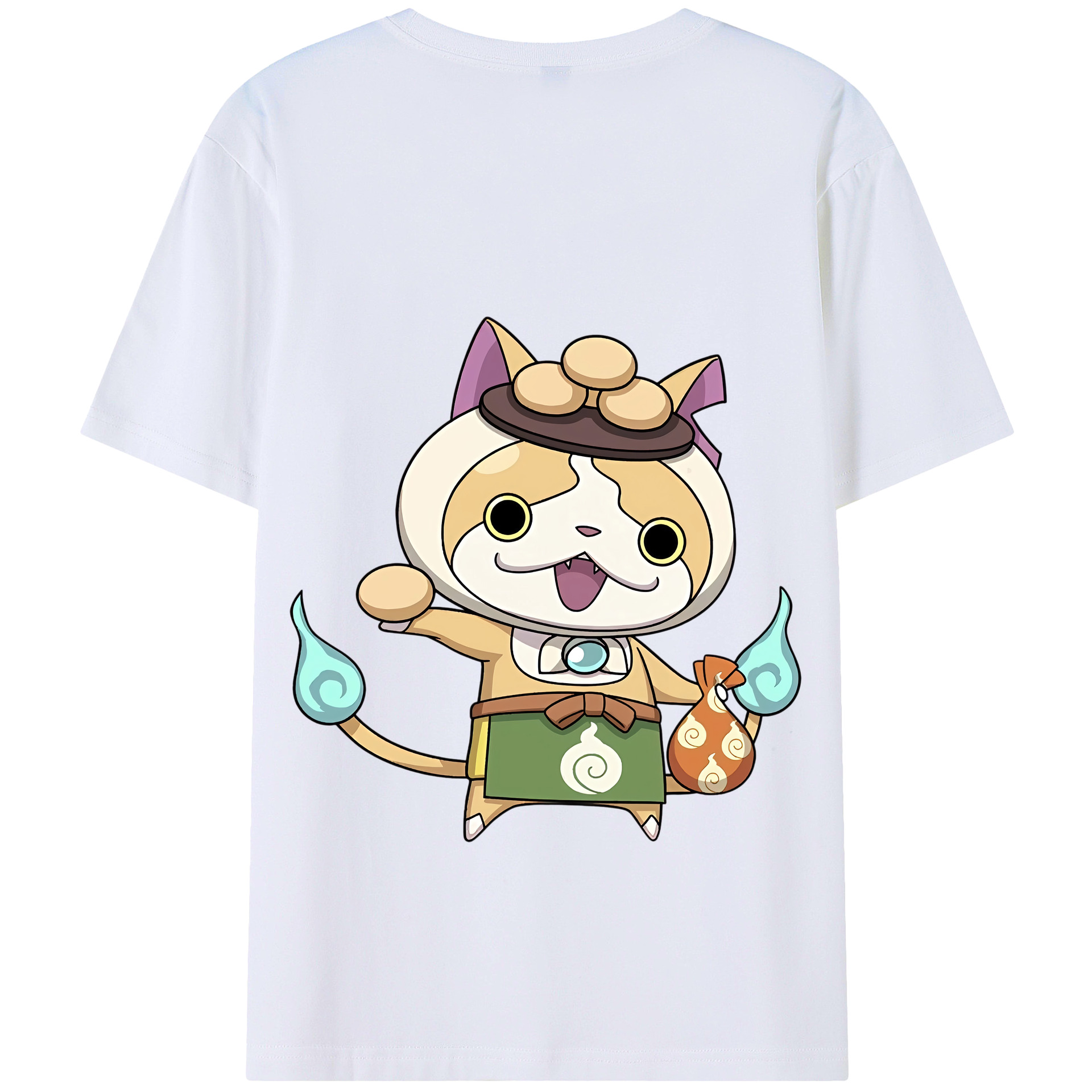 （画像用） 妖怪ウォッチ Yo-kai Watch 綿100％半袖Tシャツ（背面プリント）