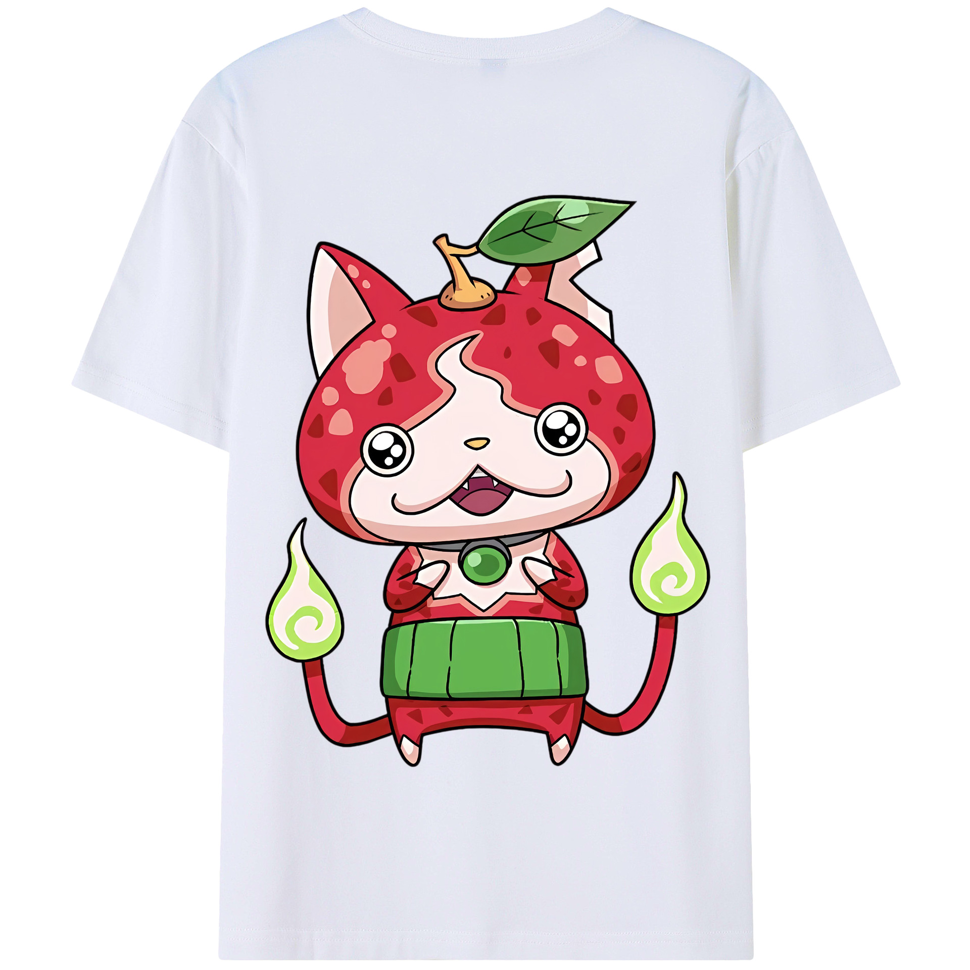（画像用） 妖怪ウォッチ Yo-kai Watch 綿100％半袖Tシャツ（背面プリント）