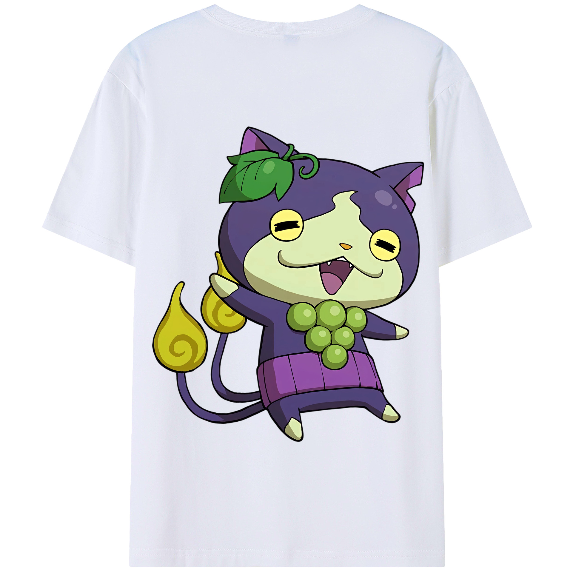 （画像用） 妖怪ウォッチ Yo-kai Watch 綿100％半袖Tシャツ（背面プリント）