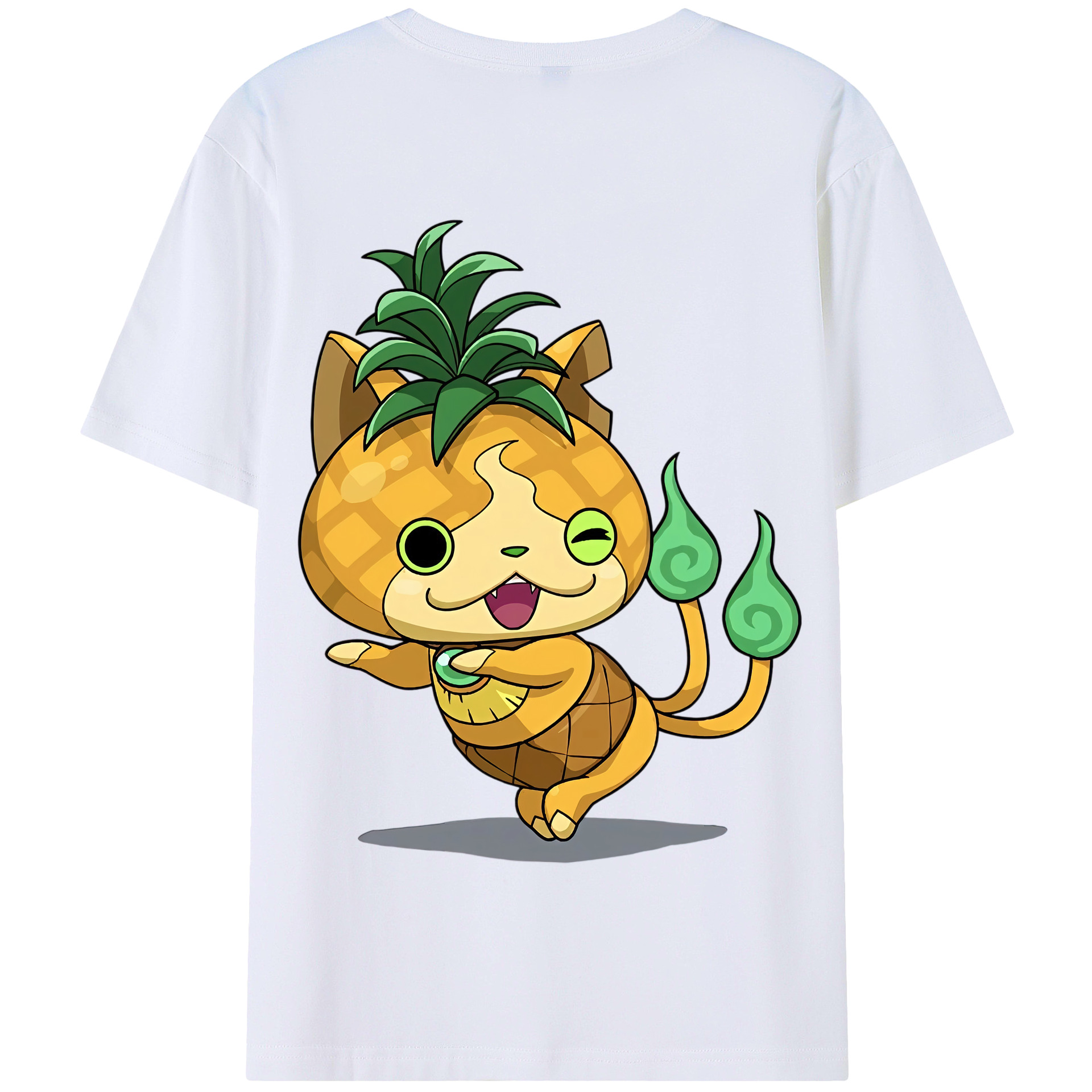 （画像用） 妖怪ウォッチ Yo-kai Watch 綿100％半袖Tシャツ（背面プリント）