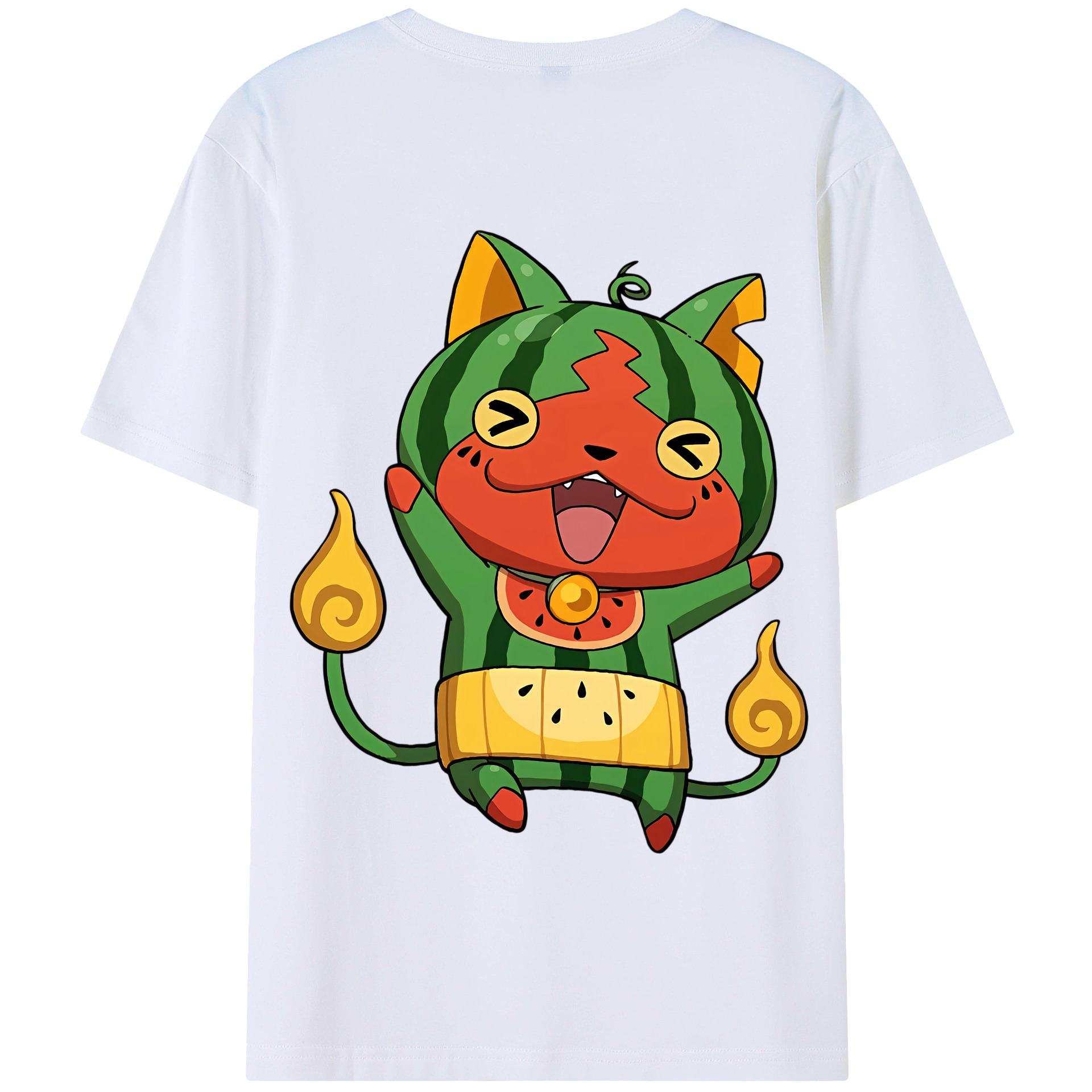 （画像用） 妖怪ウォッチ Yo-kai Watch 綿100％半袖Tシャツ（背面プリント）