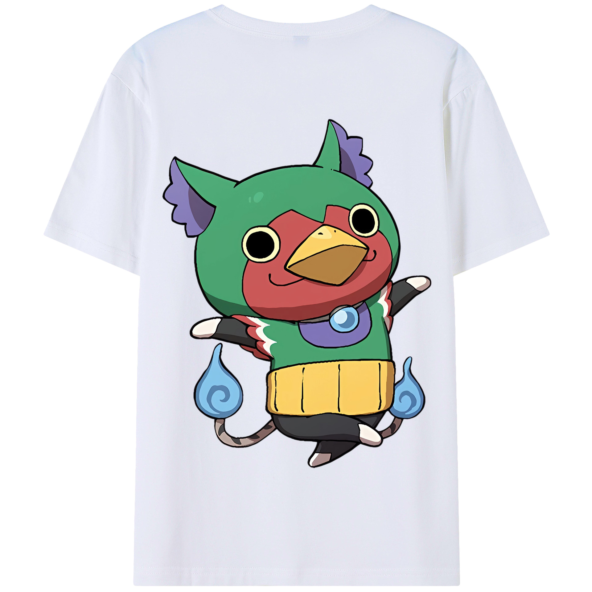 （画像用） 妖怪ウォッチ Yo-kai Watch 綿100％半袖Tシャツ（背面プリント）