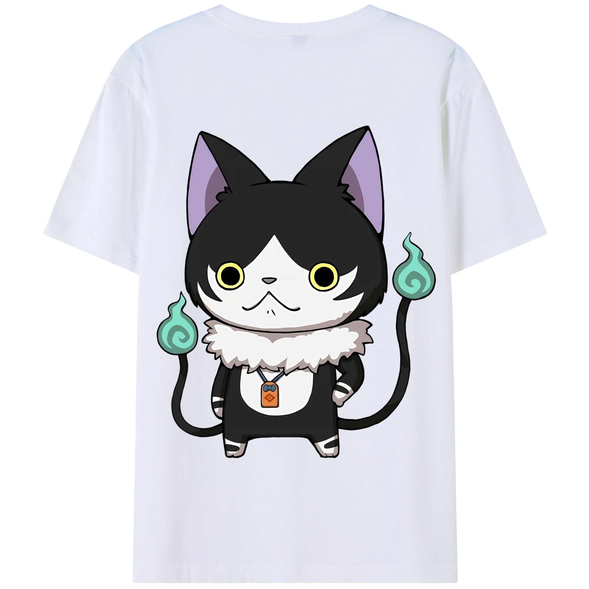 （画像用） 妖怪ウォッチ Yo-kai Watch 綿100％半袖Tシャツ（背面プリント）