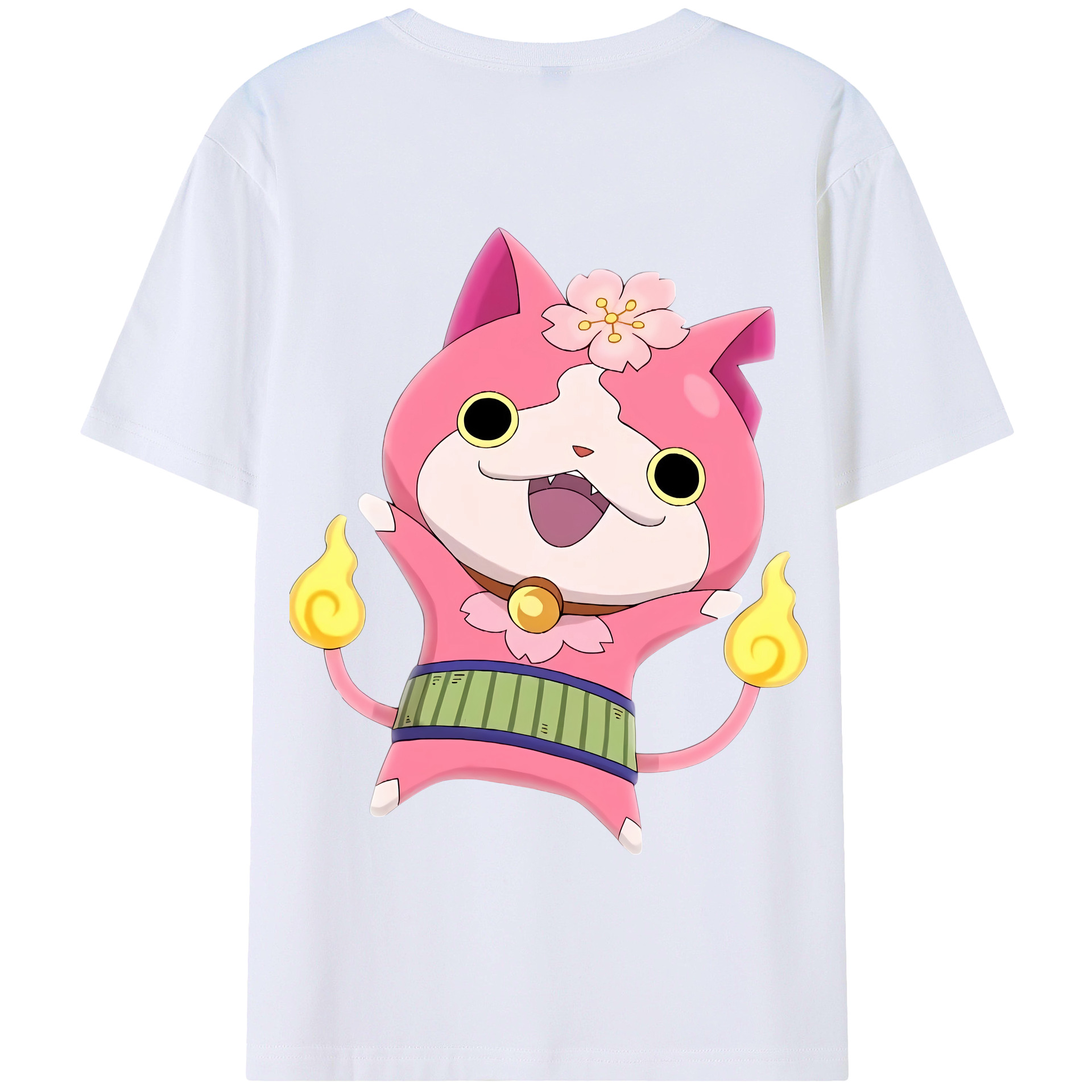 （画像用） 妖怪ウォッチ Yo-kai Watch 綿100％半袖Tシャツ（背面プリント）