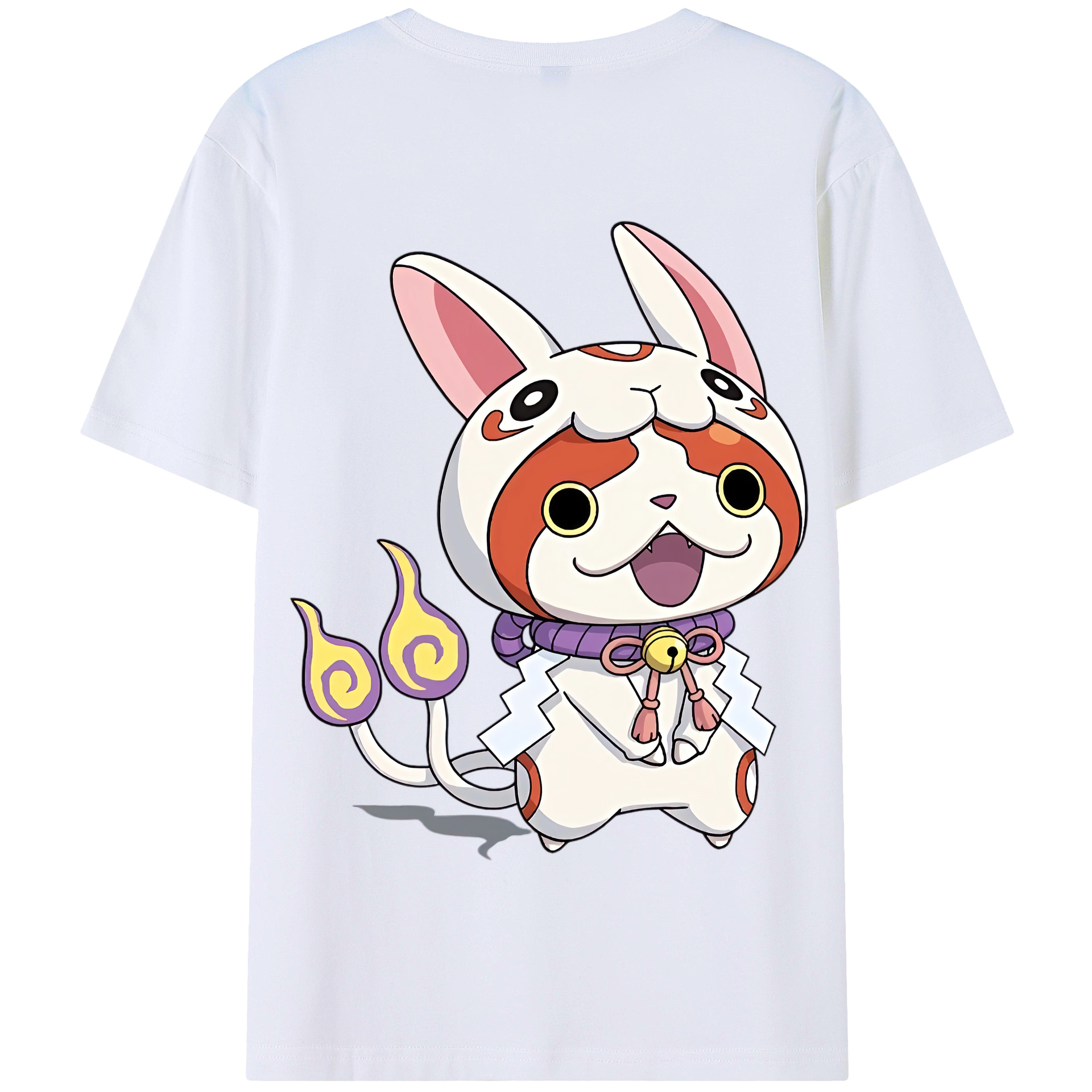 （画像用） 妖怪ウォッチ Yo-kai Watch 綿100％半袖Tシャツ（背面プリント）