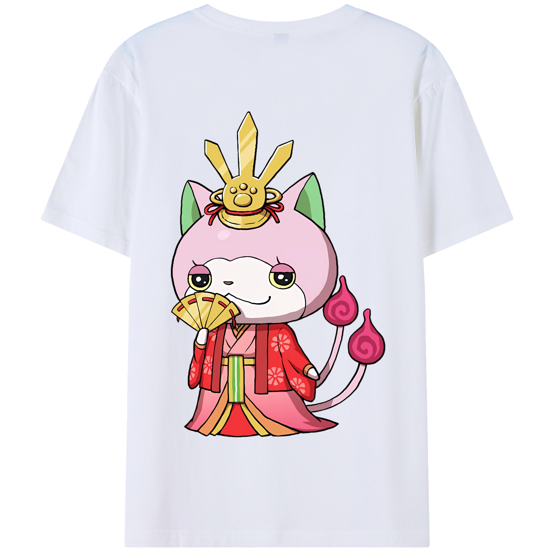 （画像用） 妖怪ウォッチ Yo-kai Watch 綿100％半袖Tシャツ（背面プリント）