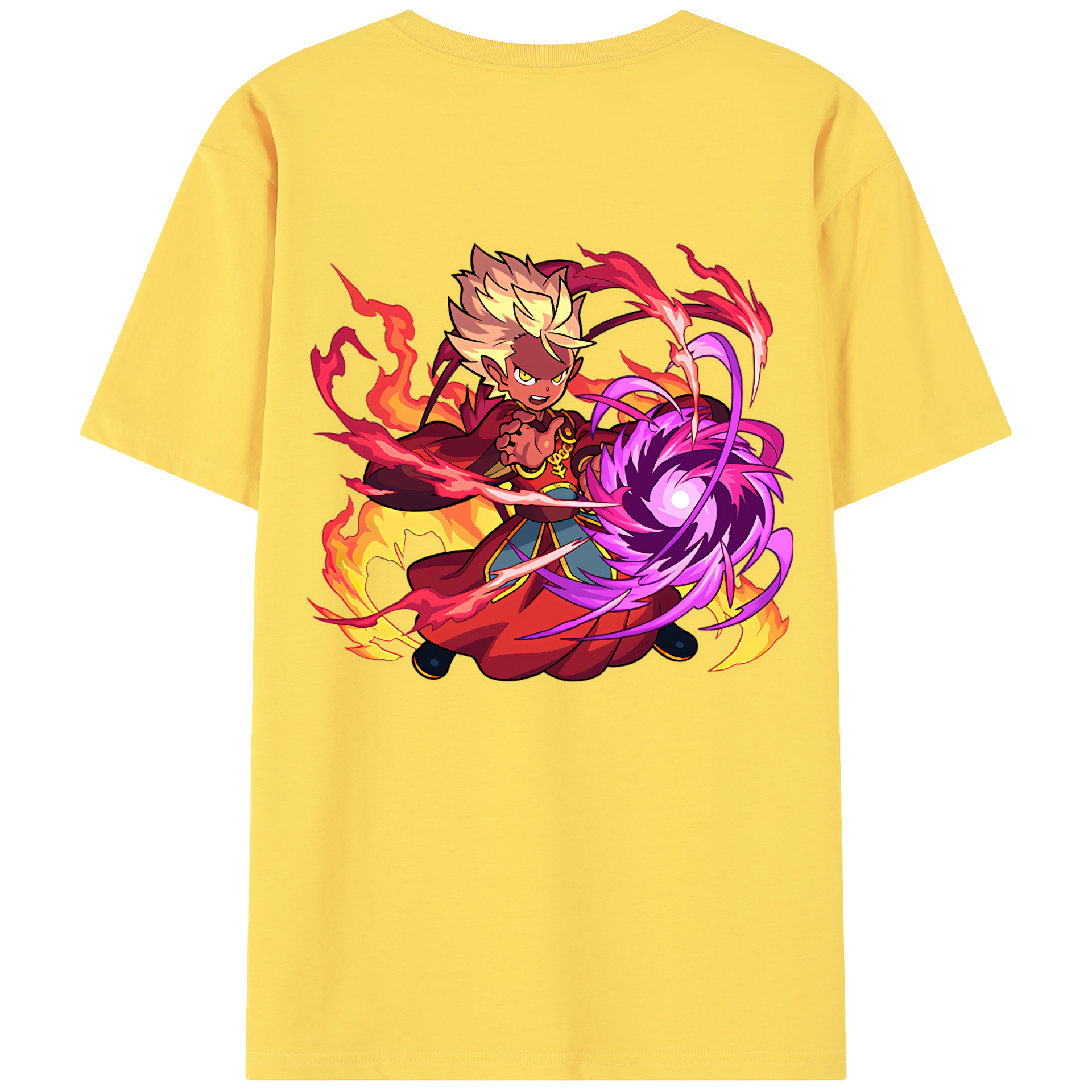 （画像用） 妖怪ウォッチ Yo-kai Watch 綿100％半袖Tシャツ（背面プリント）