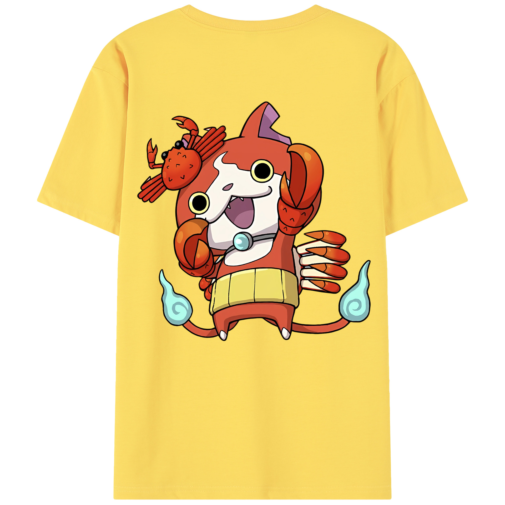 （画像用） 妖怪ウォッチ Yo-kai Watch 綿100％半袖Tシャツ（背面プリント）