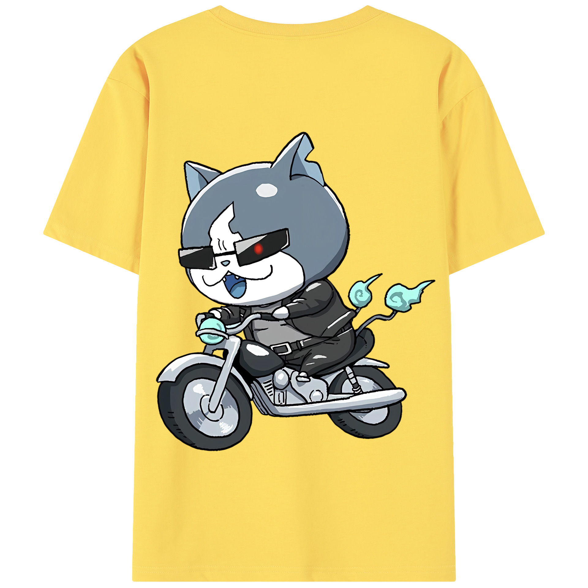 （画像用） 妖怪ウォッチ Yo-kai Watch 綿100％半袖Tシャツ（背面プリント）