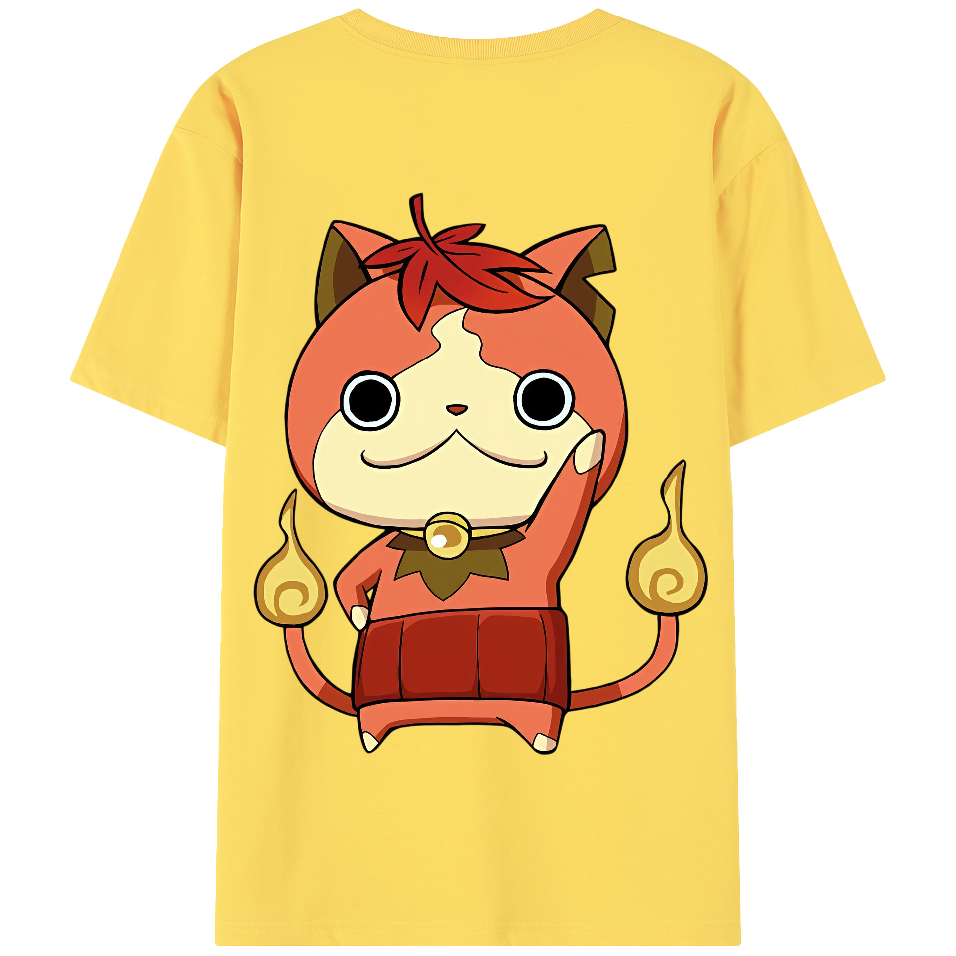 （画像用） 妖怪ウォッチ Yo-kai Watch 綿100％半袖Tシャツ（背面プリント）