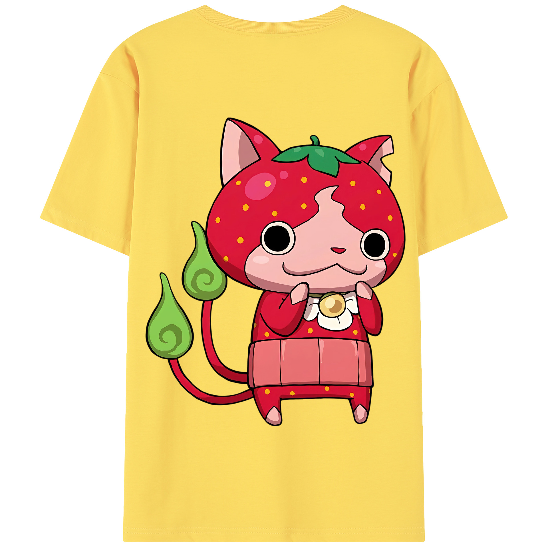 （画像用） 妖怪ウォッチ Yo-kai Watch 綿100％半袖Tシャツ（背面プリント）