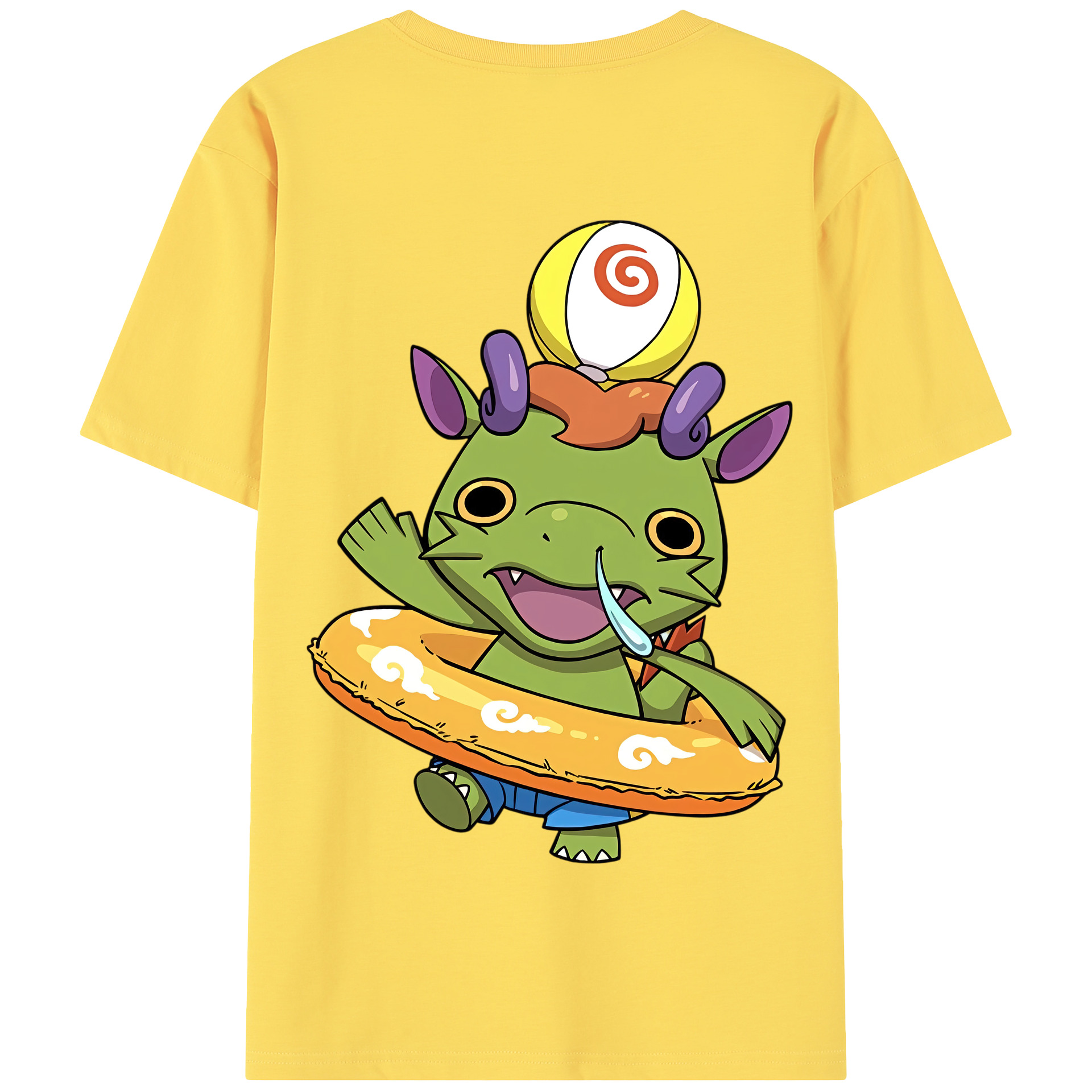 （画像用） 妖怪ウォッチ Yo-kai Watch 綿100％半袖Tシャツ（背面プリント）
