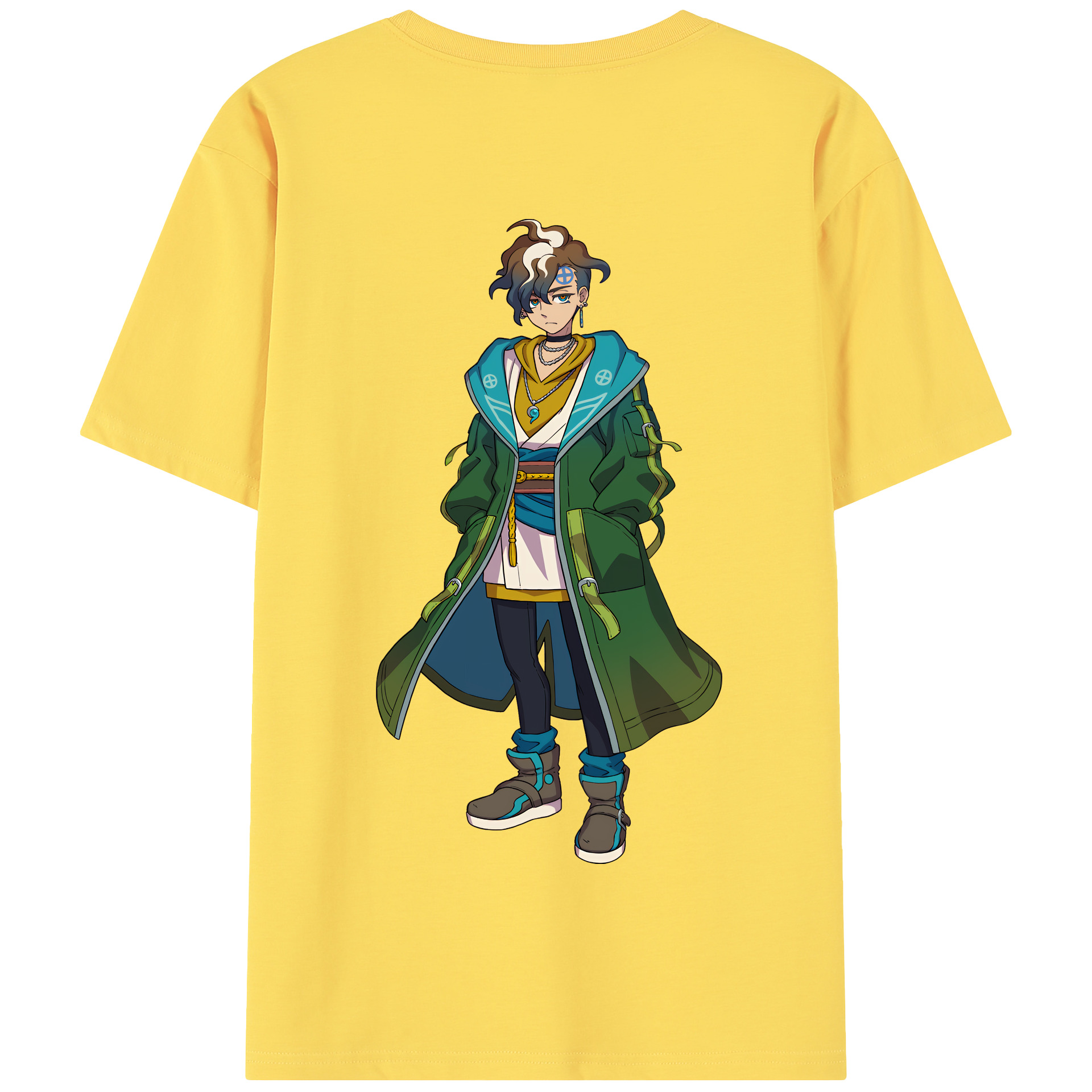 （画像用） 妖怪ウォッチ Yo-kai Watch 綿100％半袖Tシャツ（背面プリント）