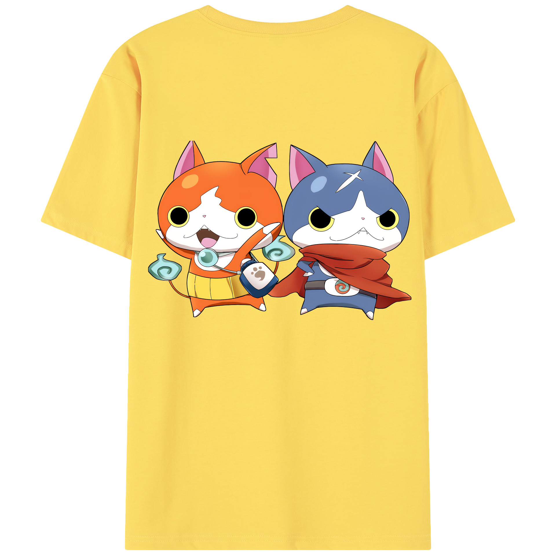 （画像用） 妖怪ウォッチ Yo-kai Watch 綿100％半袖Tシャツ（背面プリント）