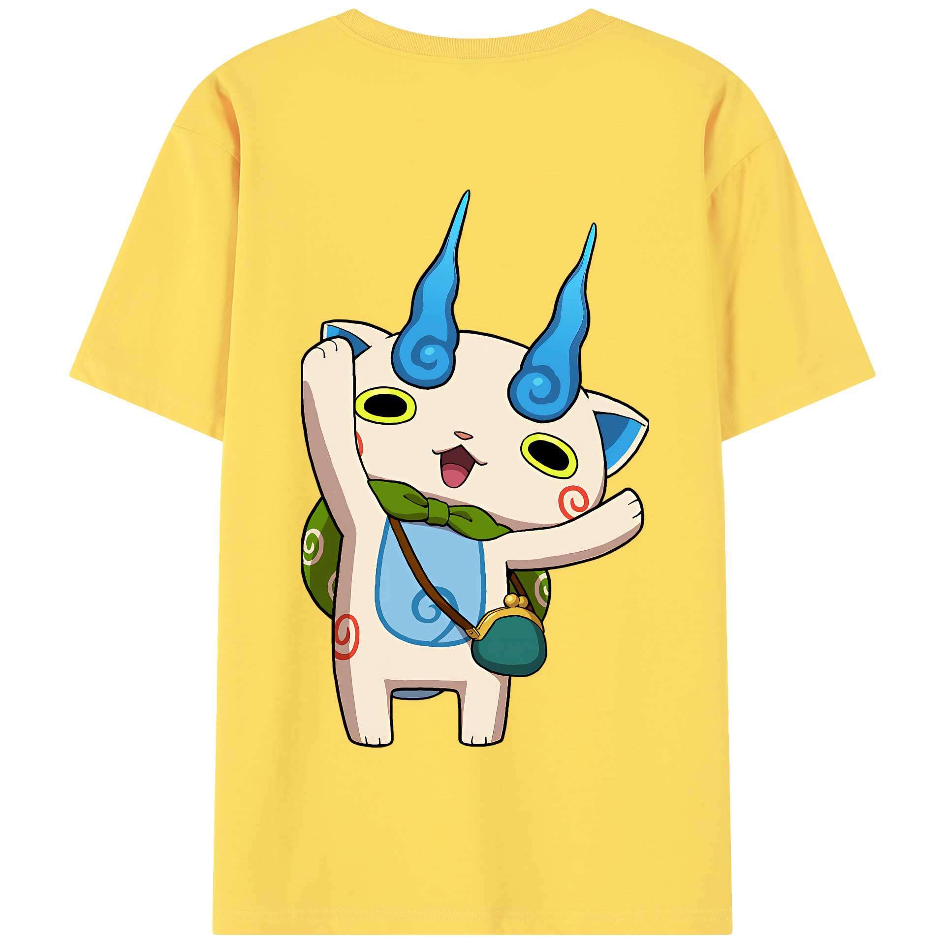 （画像用） 妖怪ウォッチ Yo-kai Watch 綿100％半袖Tシャツ（背面プリント）
